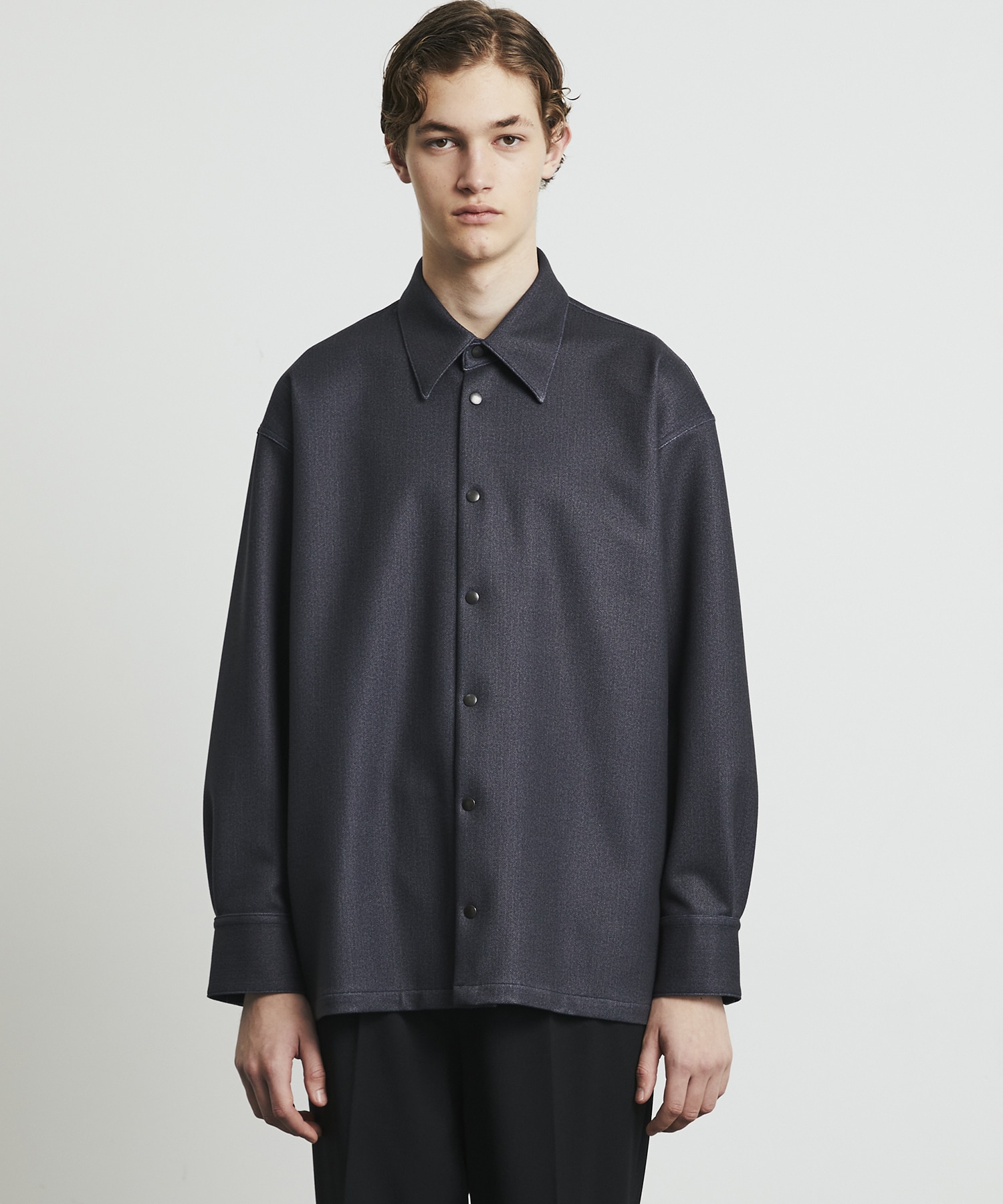 〈WEB限定|残りわずか〉+3.6℃ダウンファブリックL/Sシャツ