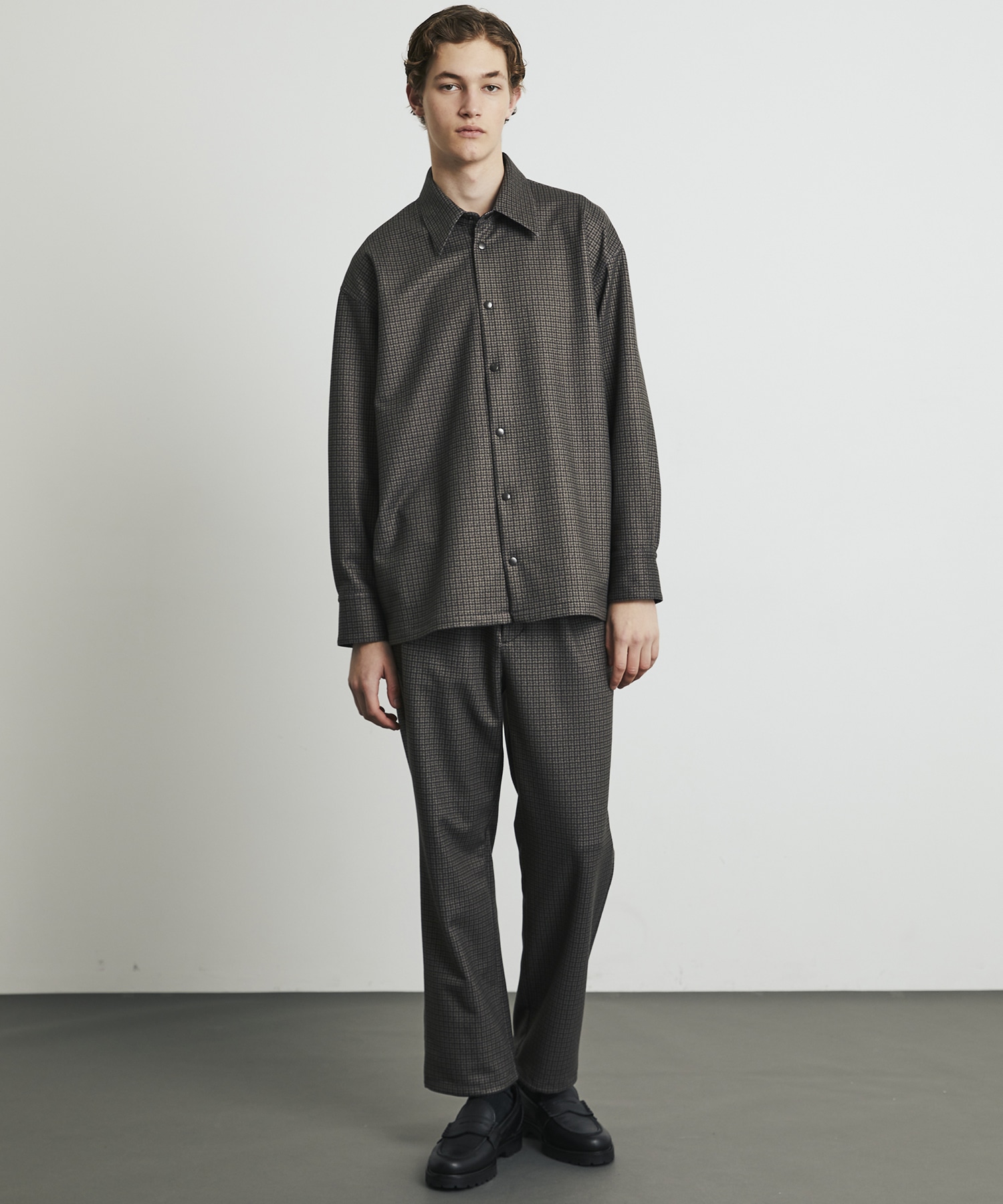 〈WEB限定〉＋3.6℃ダウンファブリックL/Sシャツ