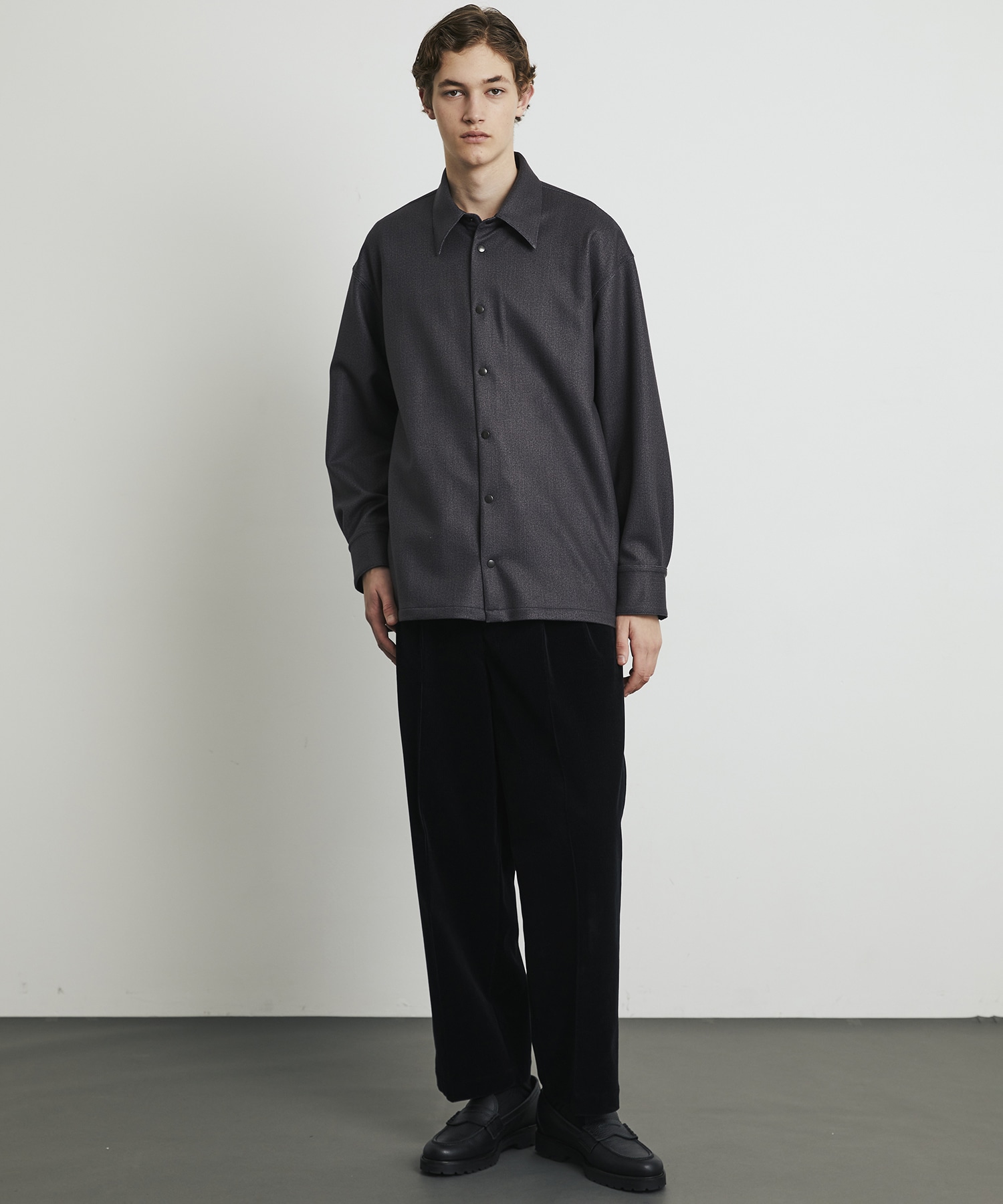 〈WEB限定|残りわずか〉+3.6℃ダウンファブリックL/Sシャツ