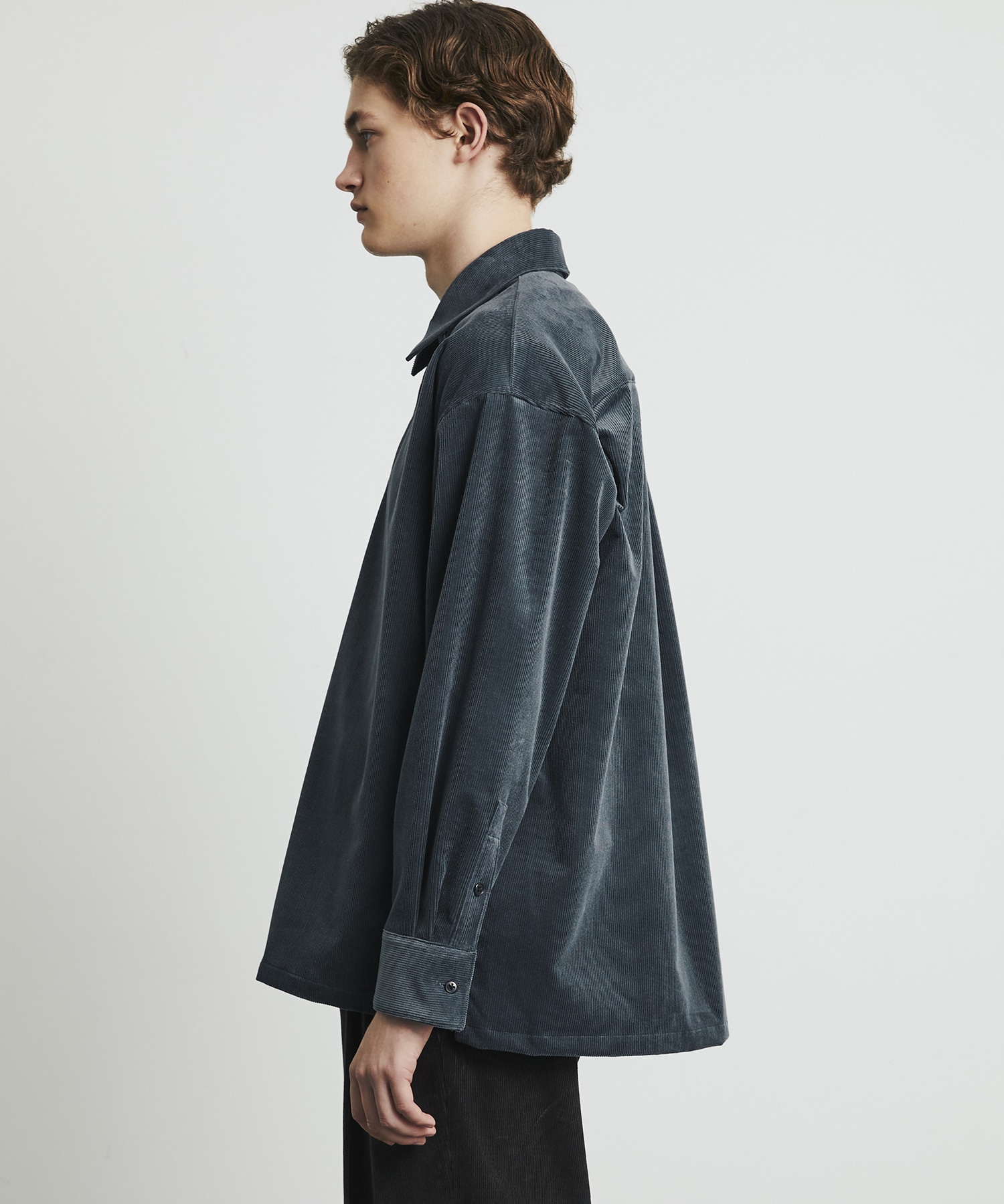WOOL CORDUROY ロングスリーブシャツ