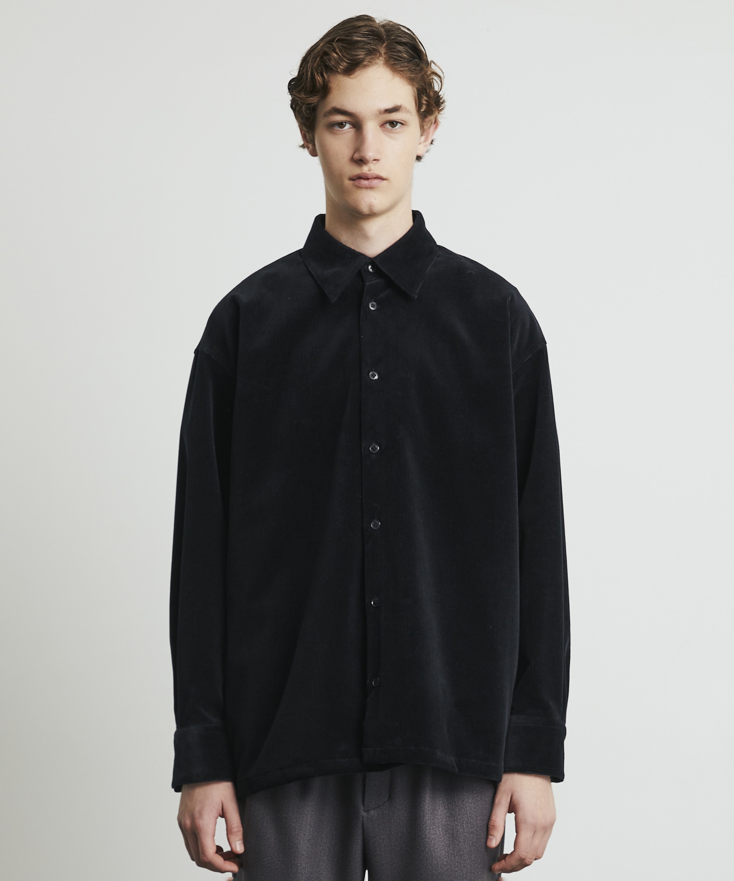 WOOL CORDUROY ロングスリーブシャツ