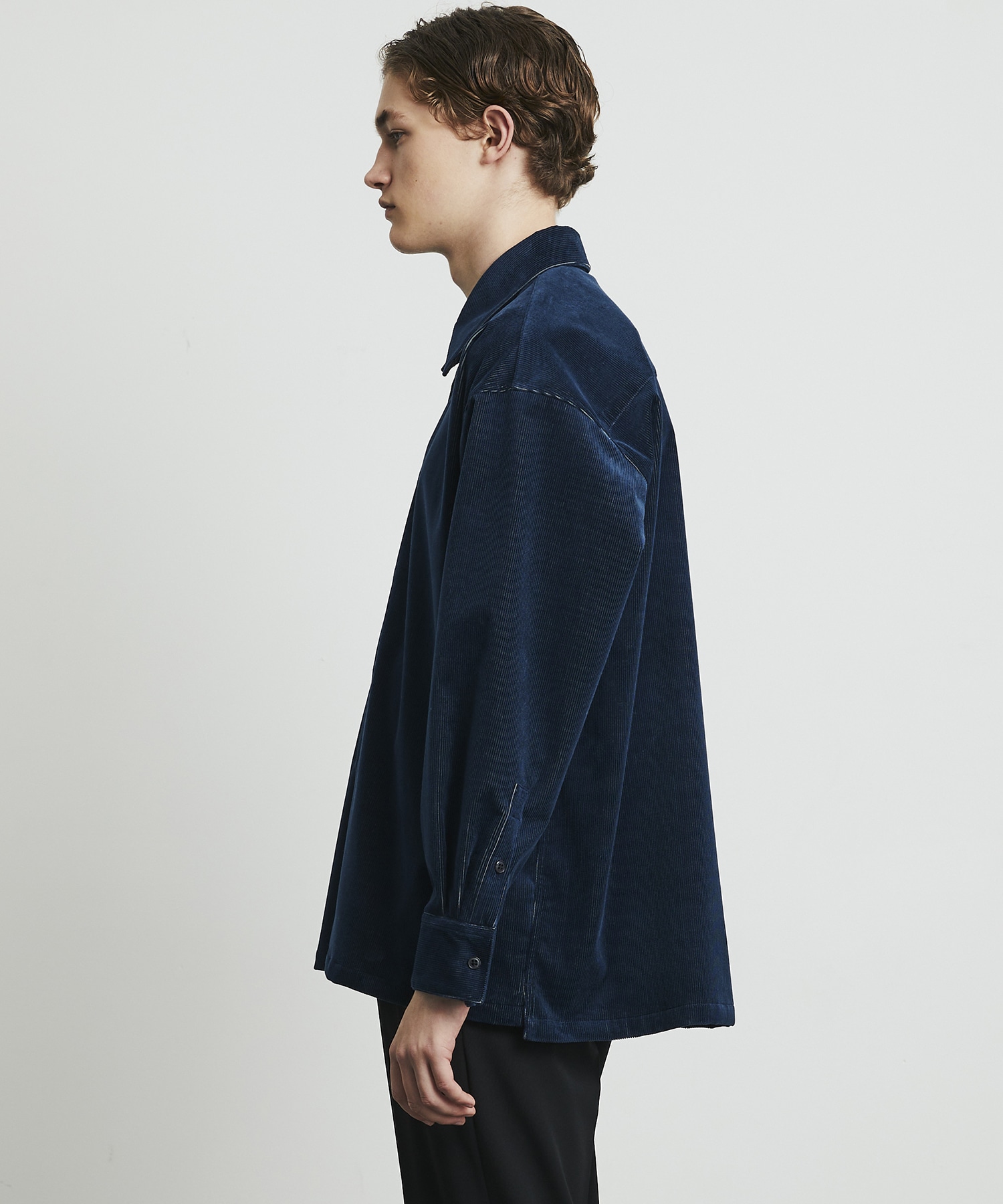 WOOL CORDUROY ロングスリーブシャツ