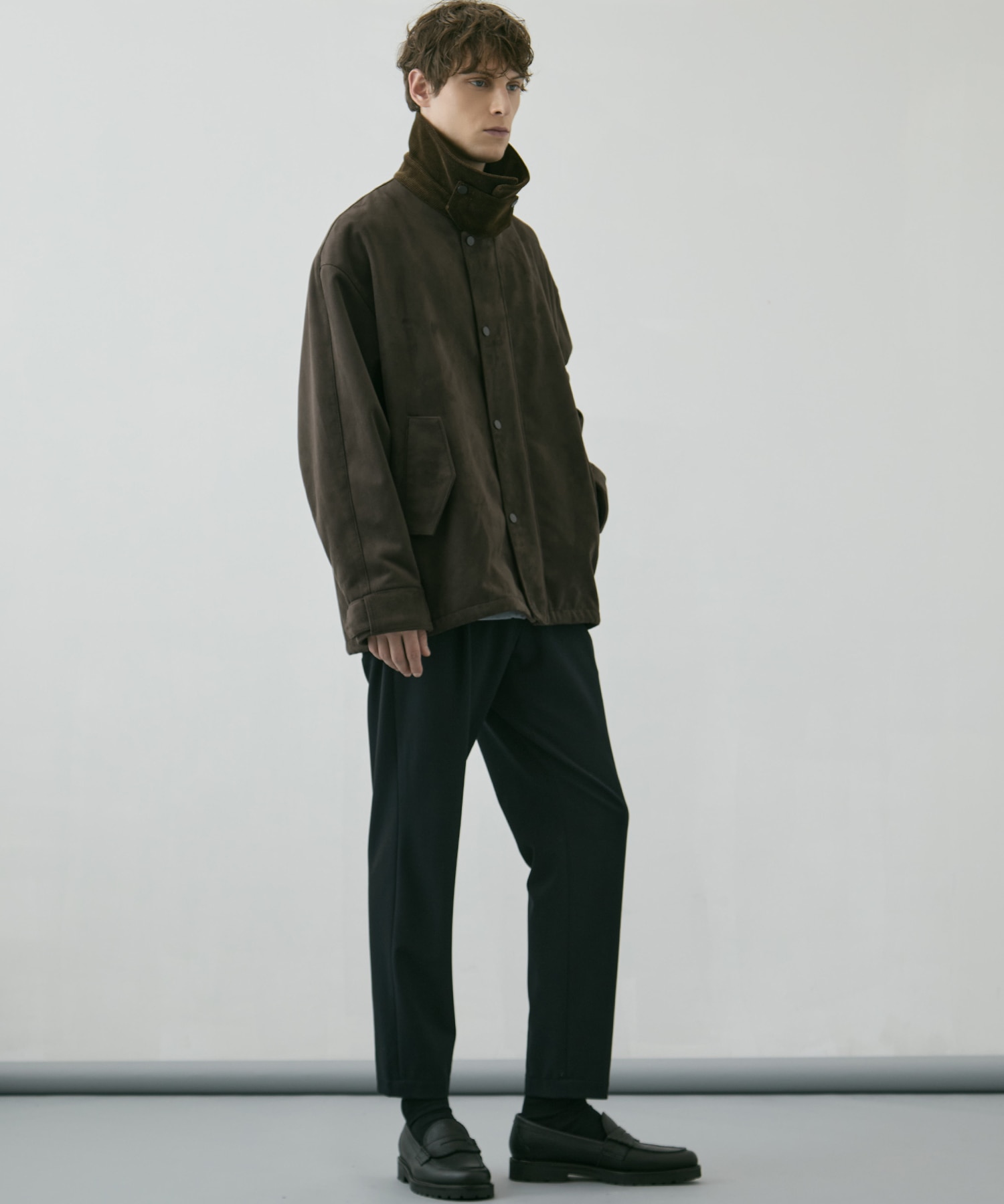 〈WEB限定｜先行予約〉LEATHER TEX SUEDE HUNTING JACKET