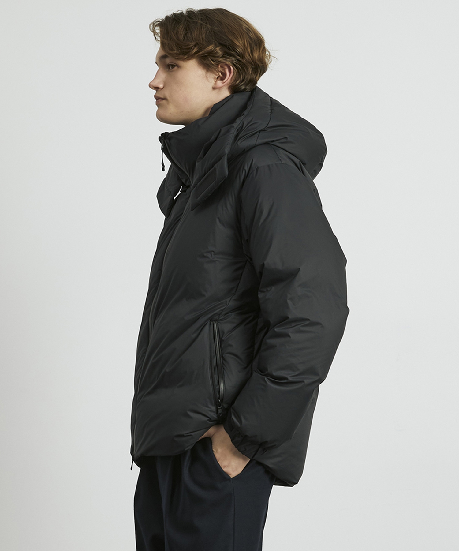 超撥水 CLOUD TEX 2WAY マイクロリップダウン(1 DARK GREY): : メンズ