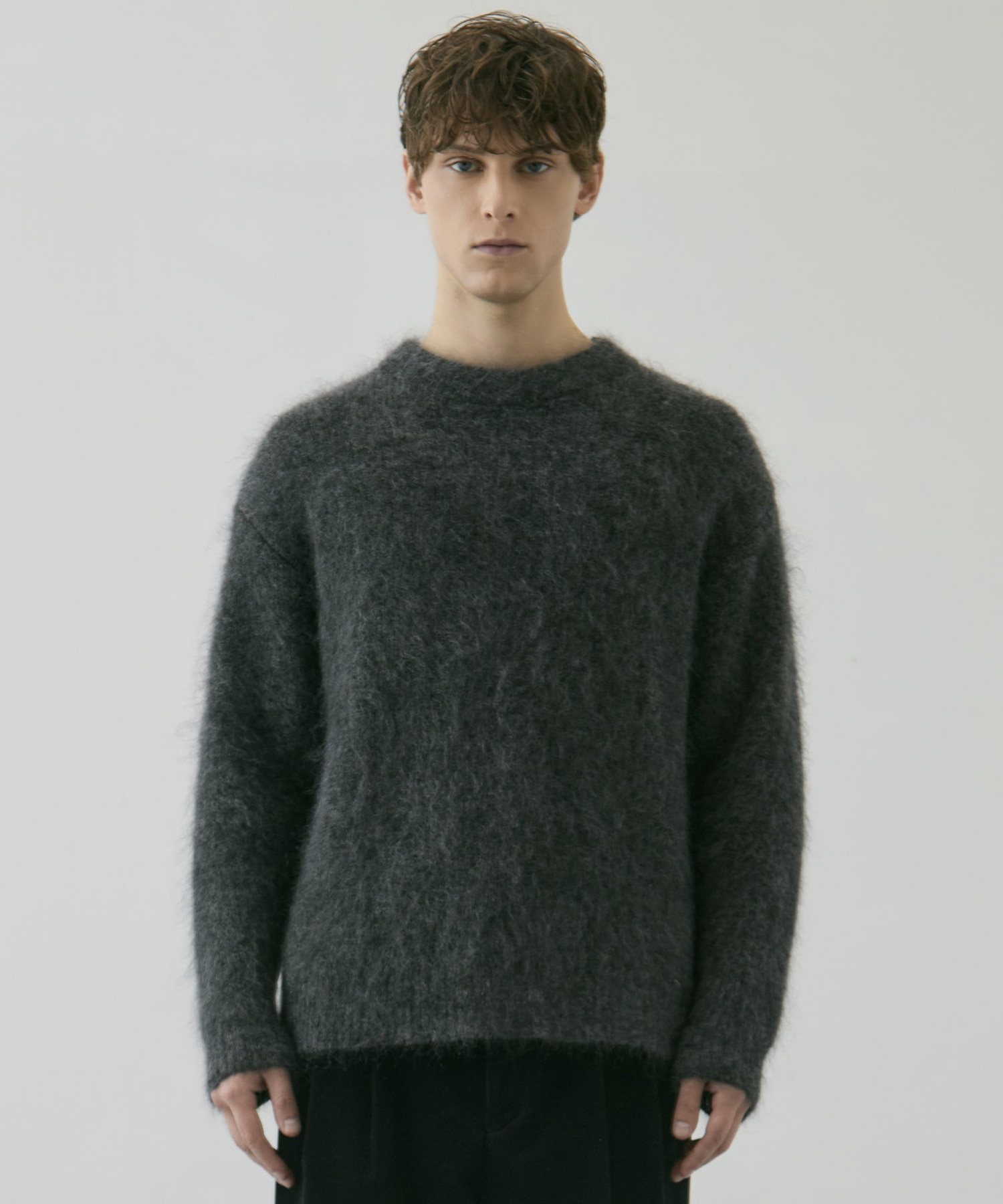 〈WEB限定｜先行予約〉キッドモヘアシャギーニットPO