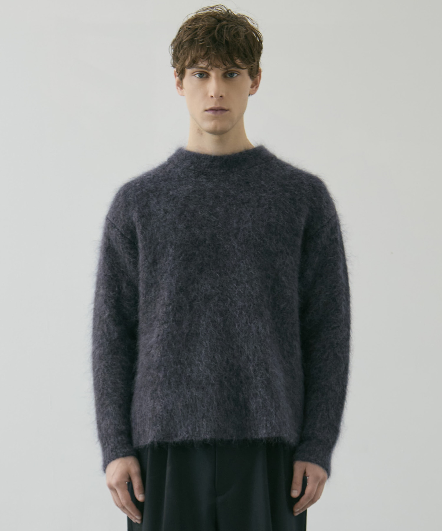 〈WEB限定｜先行予約〉キッドモヘアシャギーニットPO