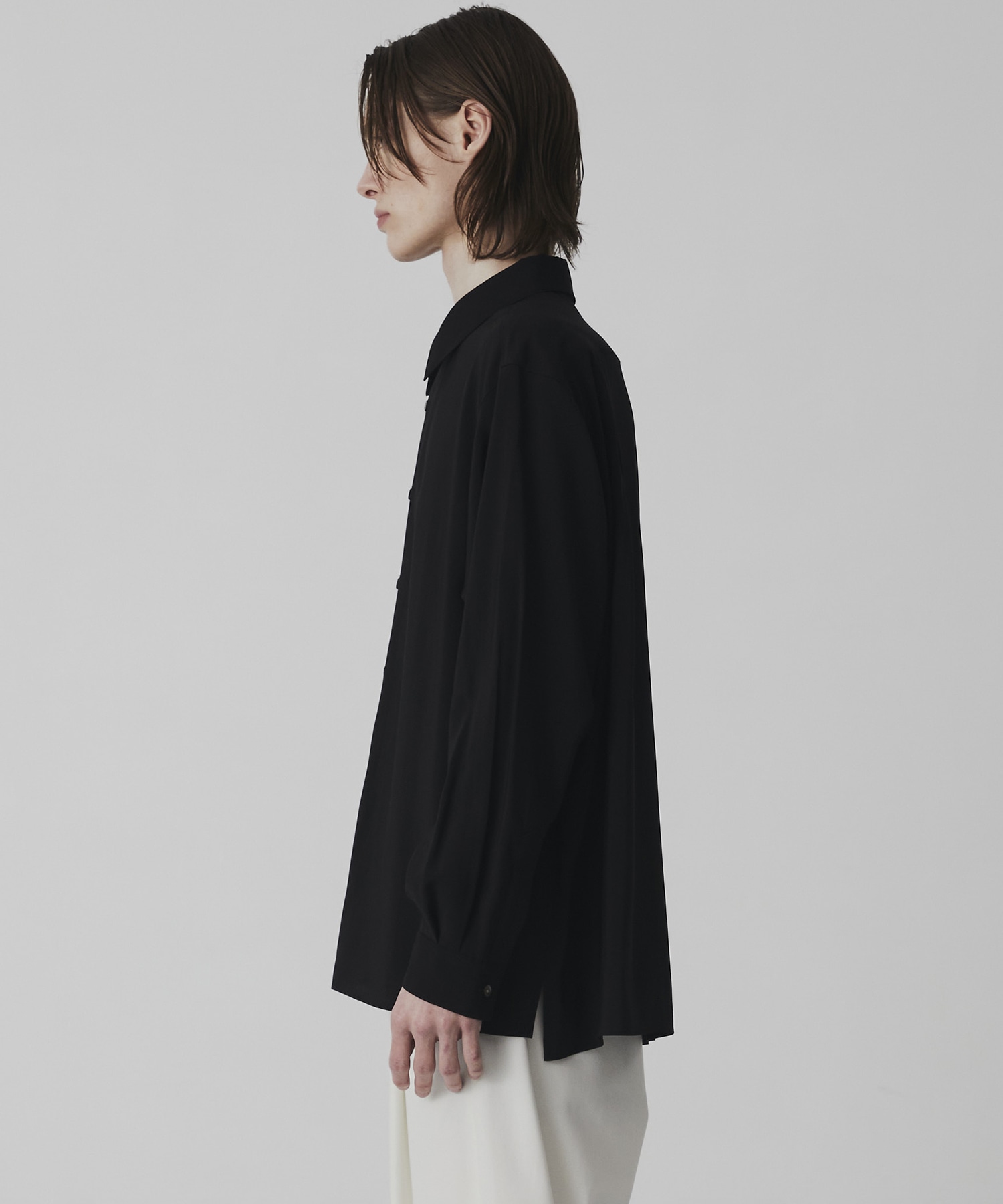 〈2026SS｜WEB限定〉フィブリルレーヨン リラックスシャツ