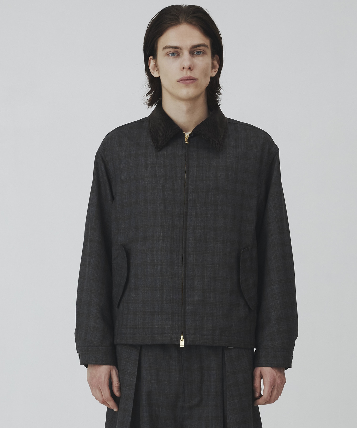 〈2026SS｜数量限定〉CUBA CHECK ハリントンブルゾン