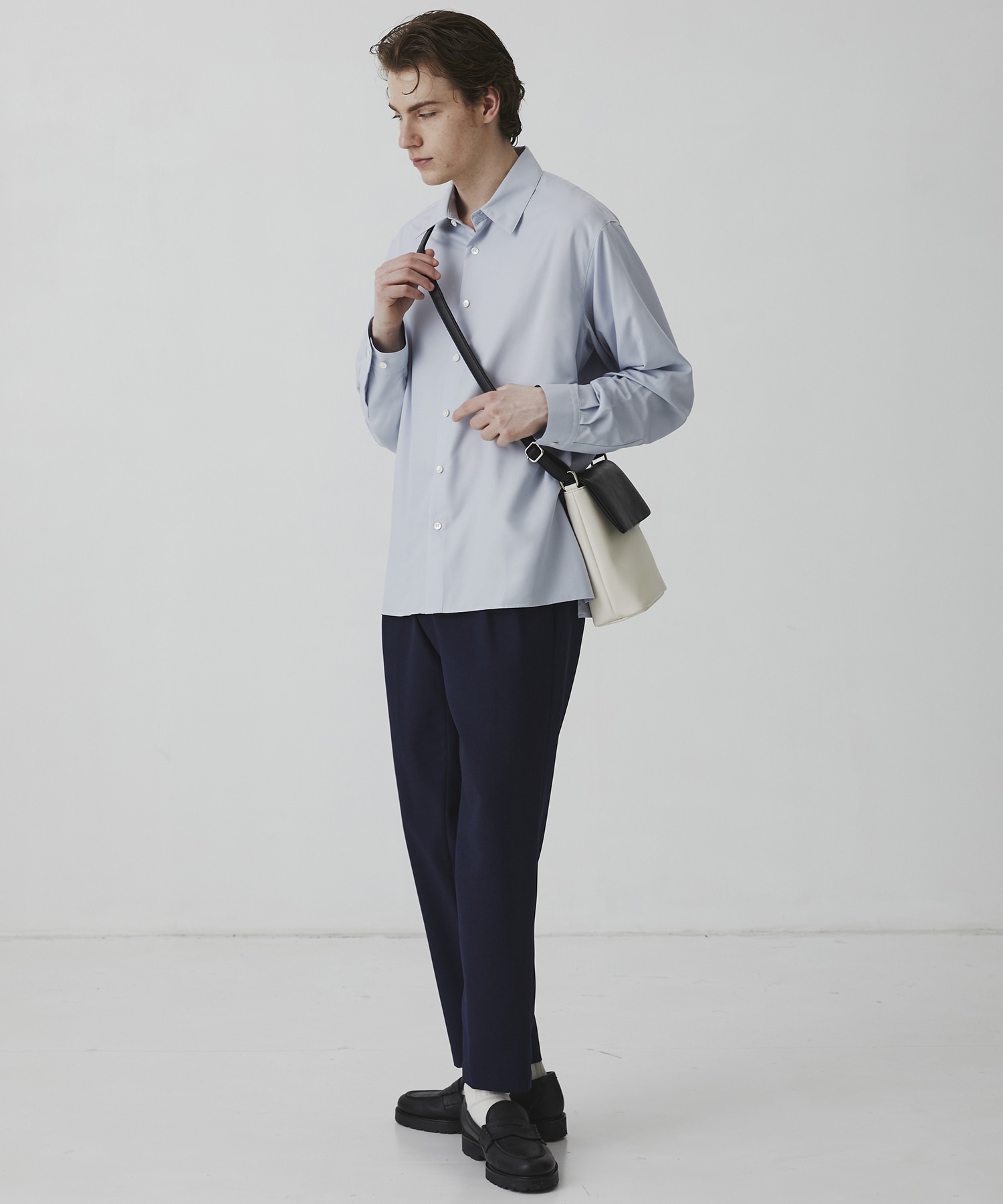 〈WEB限定〉LEATHER SHOULDER MINI BAG