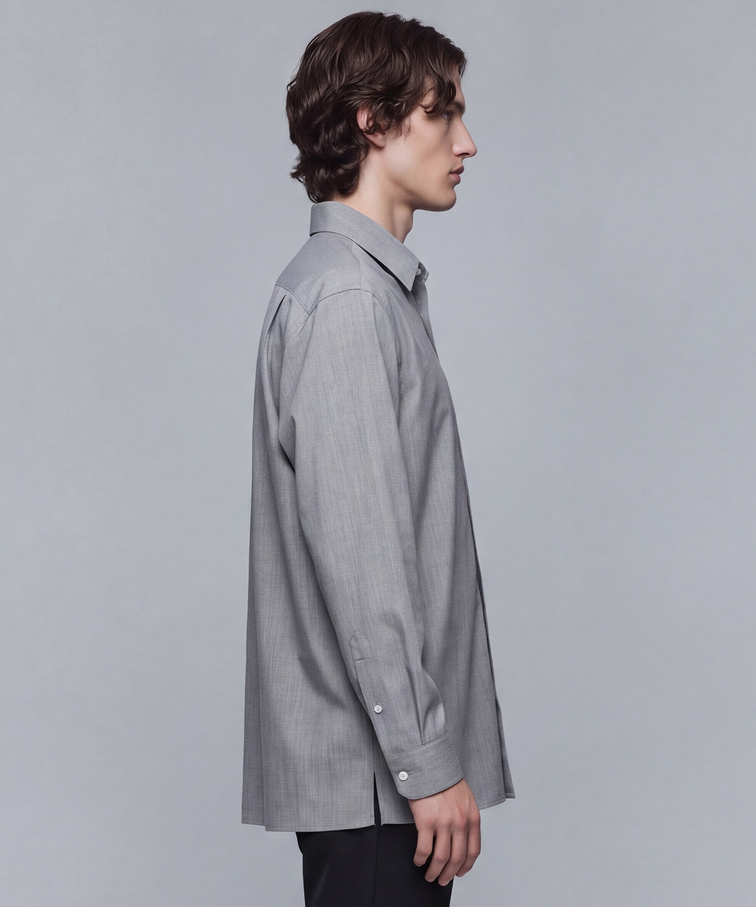 〈WEB限定〉HYBRID WOOL リラックスシャツ