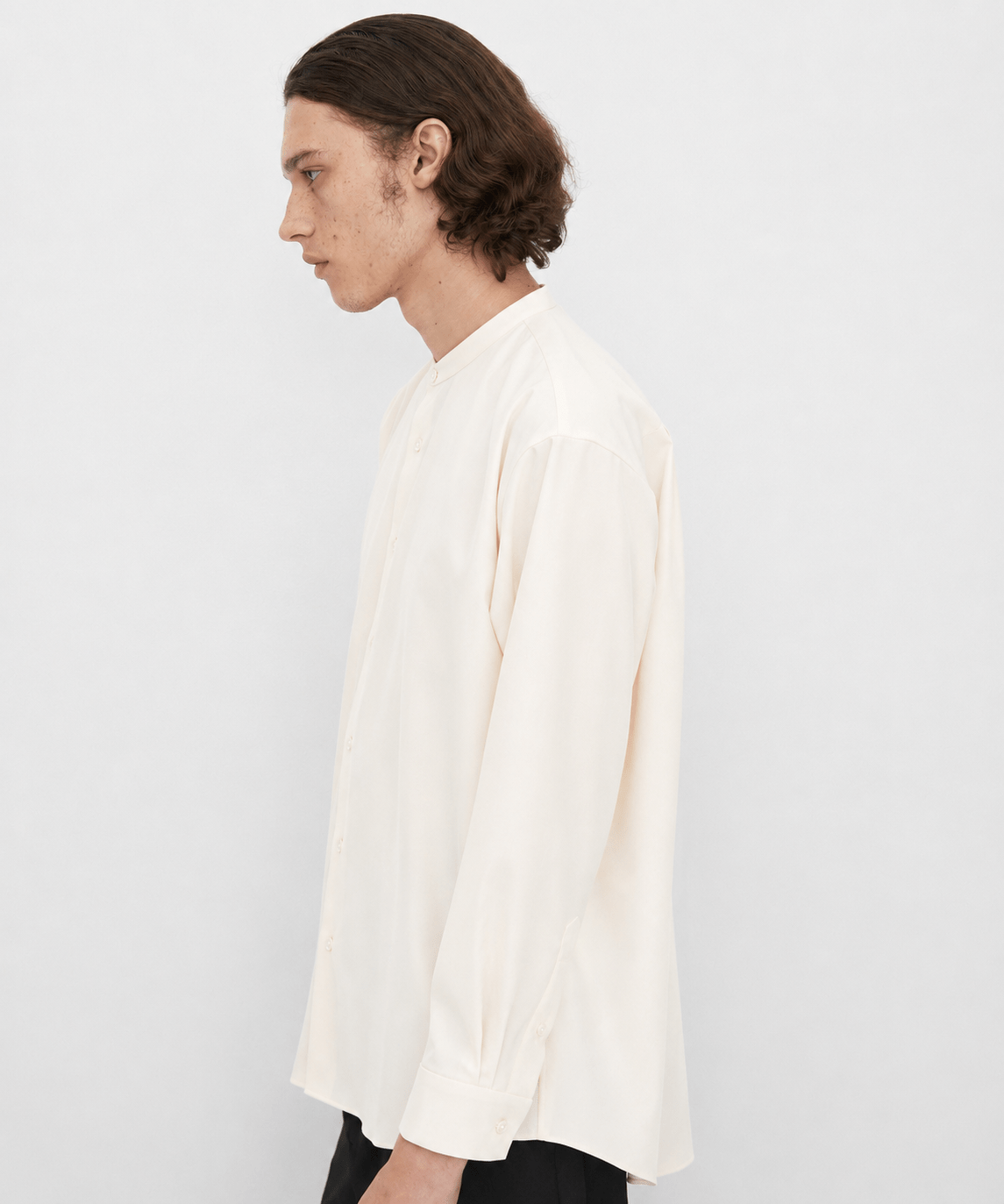 〈WEB限定｜先行予約〉Dry Twist バンドカラーシャツ