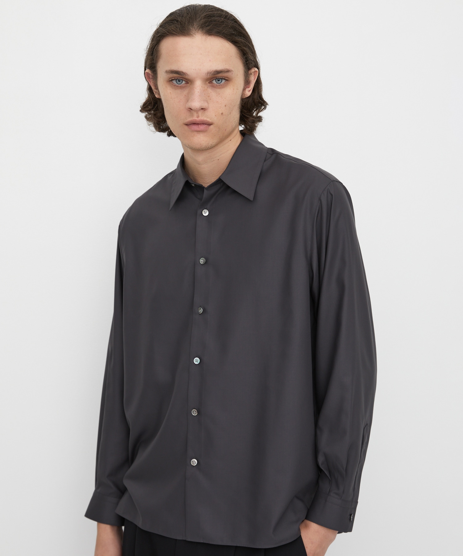 〈WEB限定〉DRY RAYON リラックスシャツ