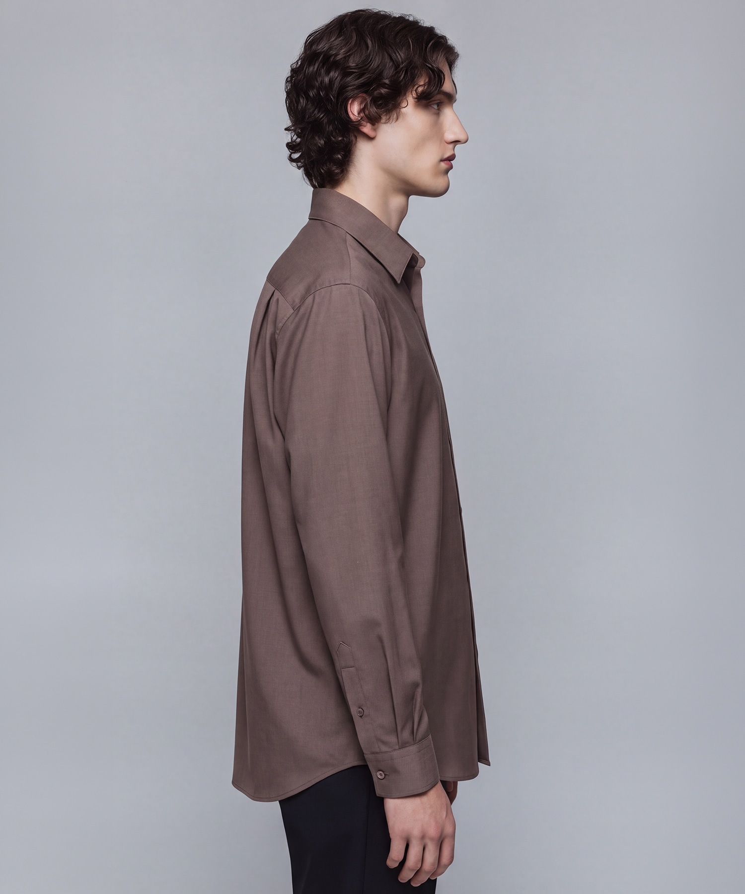 〈WEB限定〉HYBRID WOOL リラックスシャツ