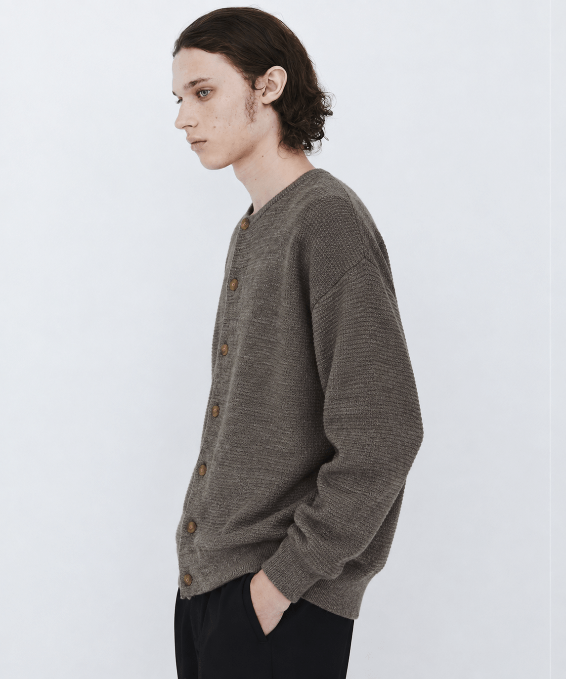 WOOL RAMIE CARDIGAN