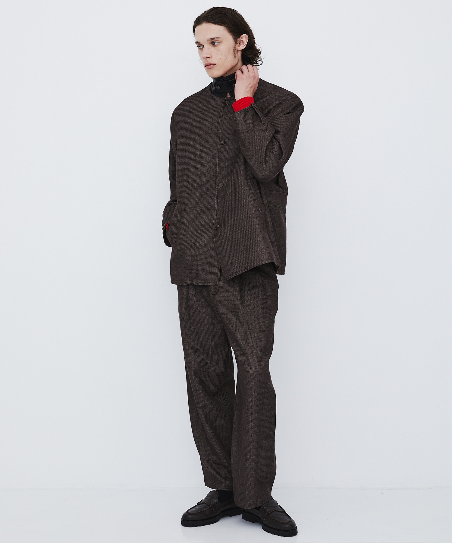 〈数量限定|各サイズ1点のみ〉SILK BROKEN OX WORK PANTS