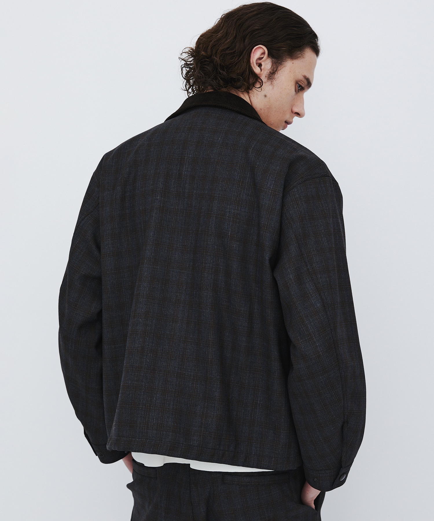 〈数量限定〉CUBA CHECK ハリントンブルゾン