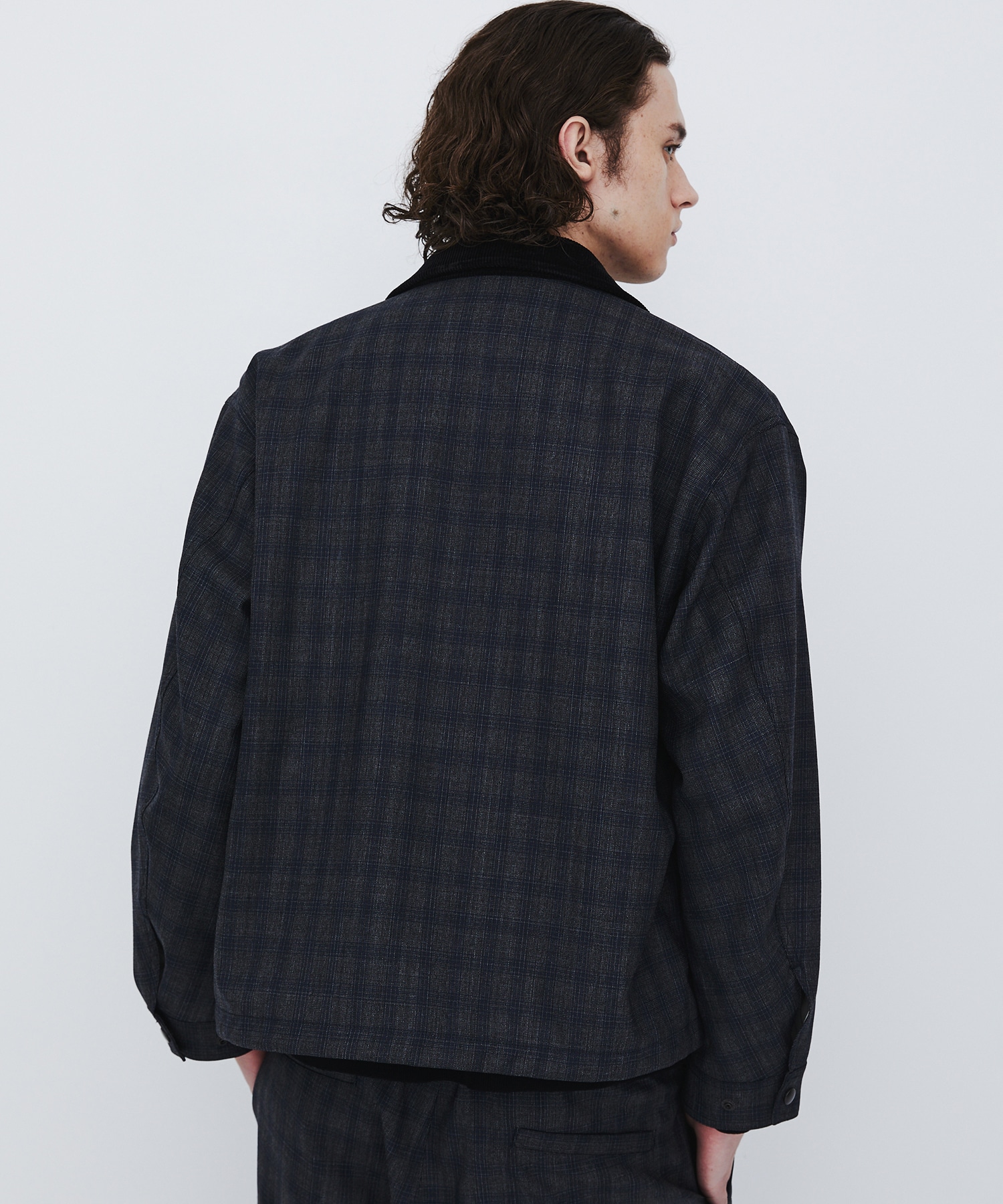 〈数量限定〉CUBA CHECK ハリントンブルゾン