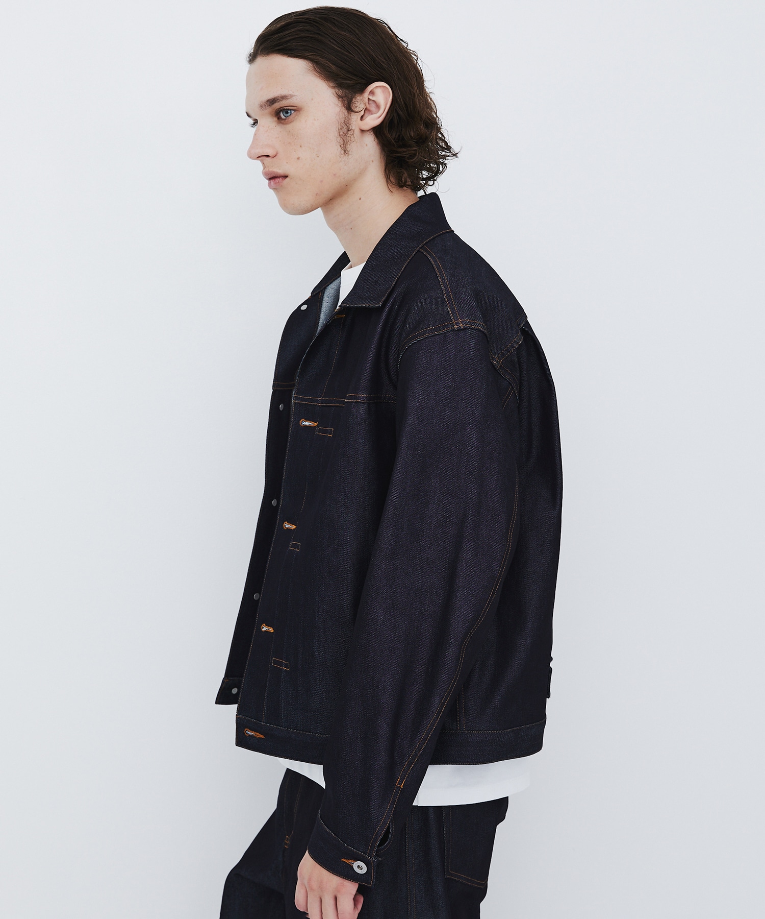 〈数量限定〉TYPE1 SILK DENIM TRUCKER JACKET