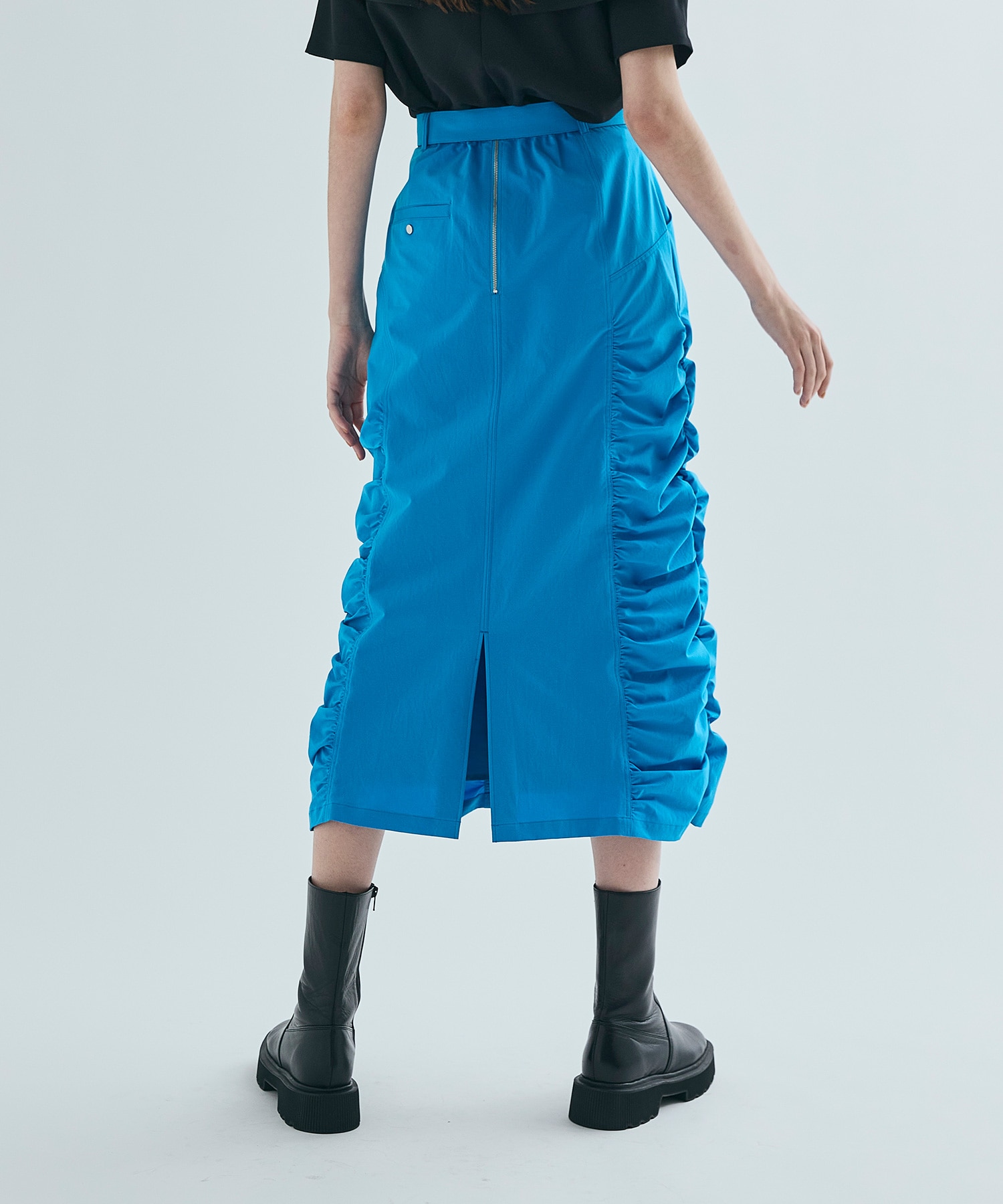 激安特価 - UNITED TOKYO アレンジギャザースカート ブルー - 公式