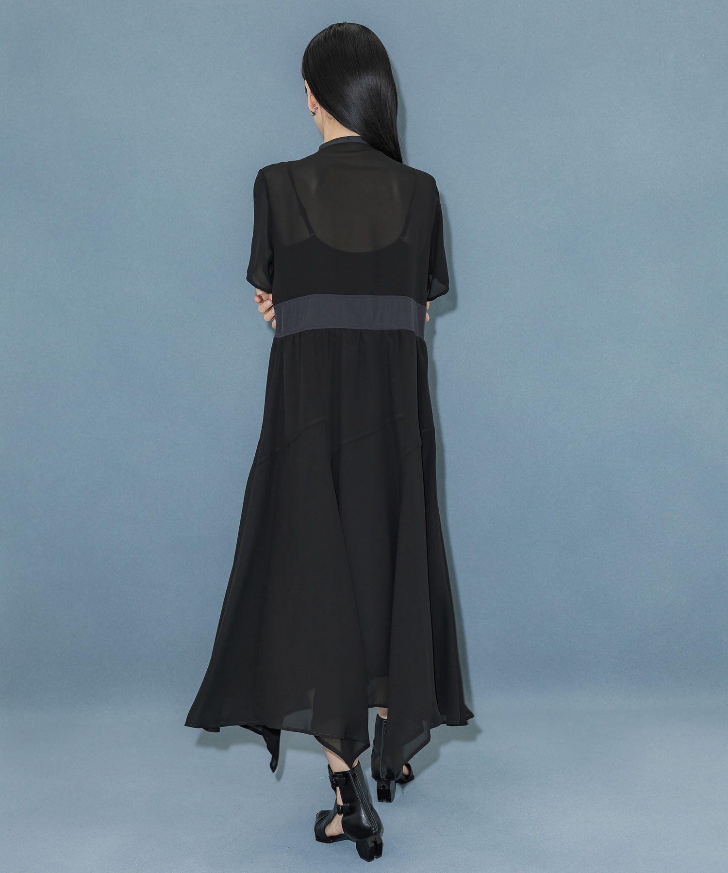 シアーネックベルトワンピース(1 BLACK): : ウィメンズ｜UNITED TOKYO 