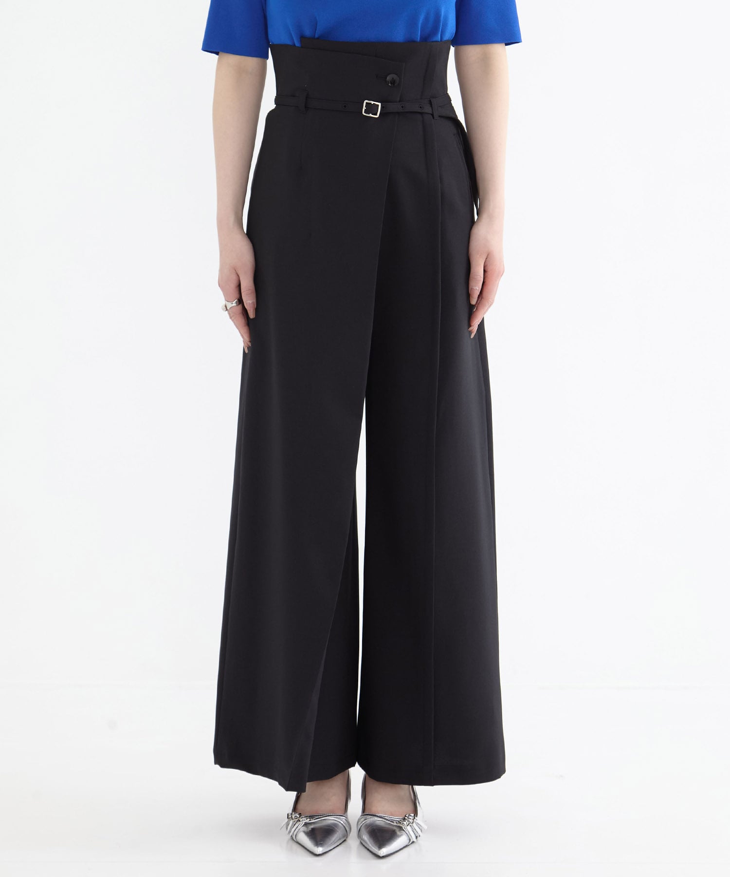 HAKAMAラップワイドパンツ