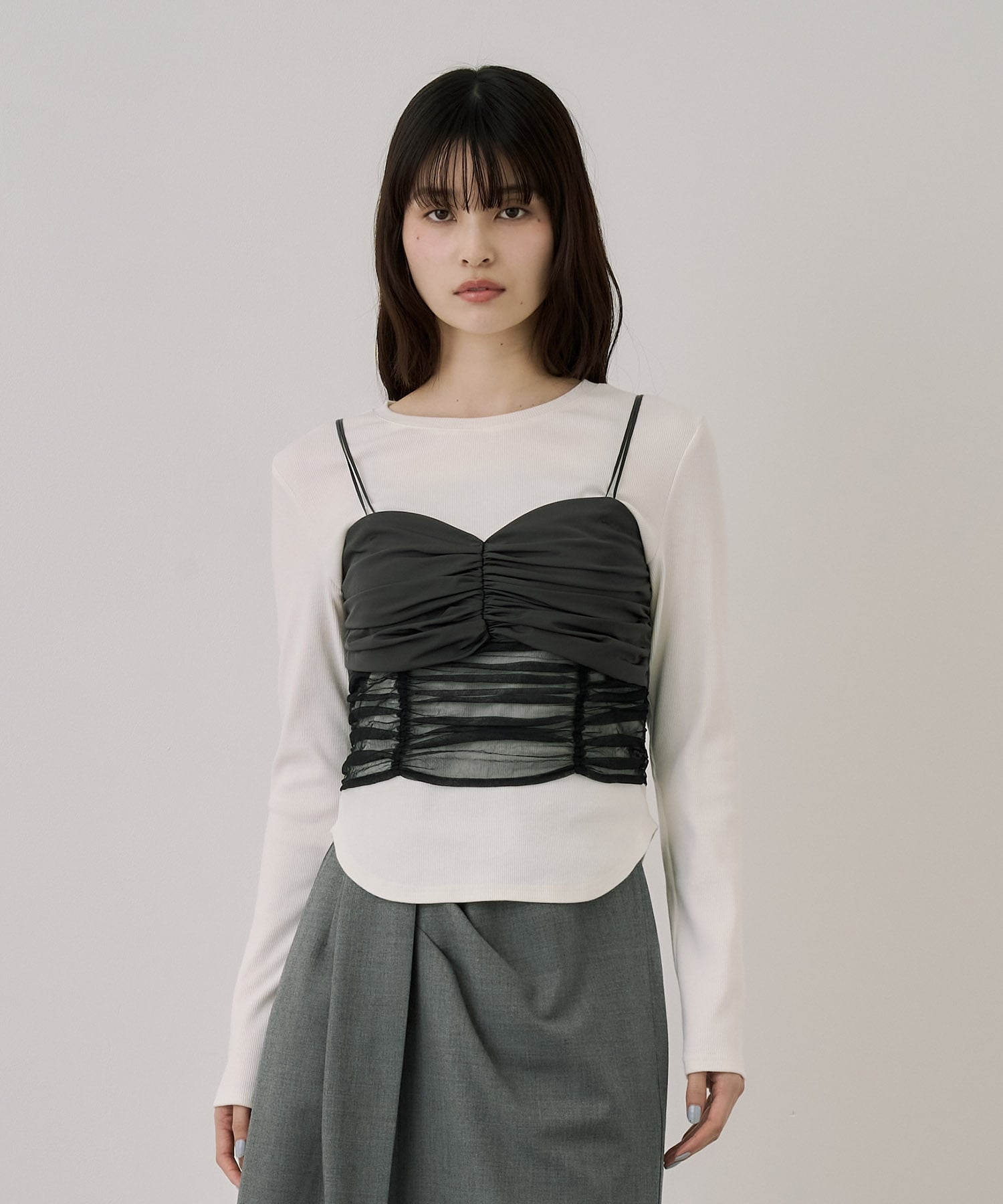 ギャザービスチェコンビTEE