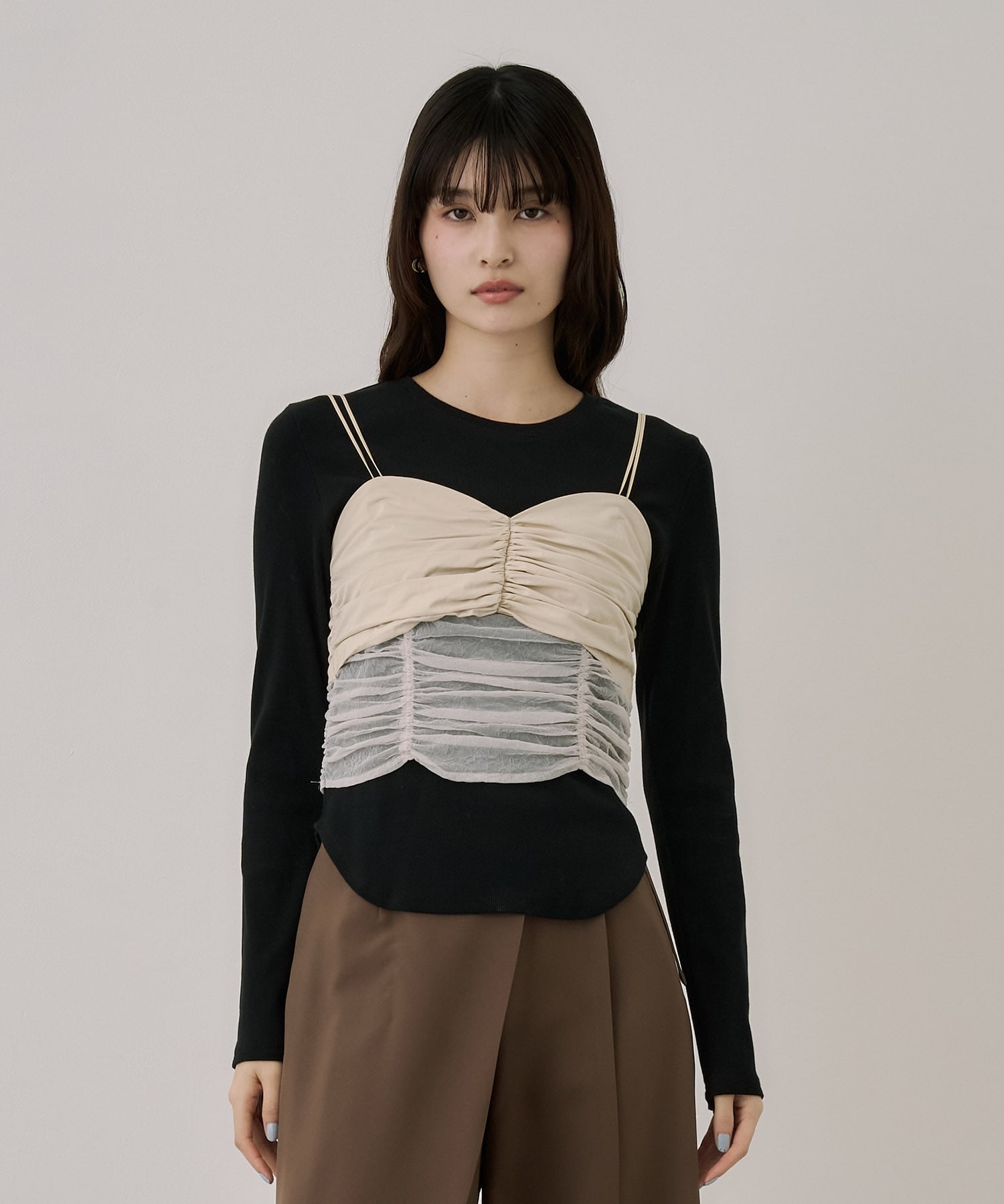 ギャザービスチェコンビTEE