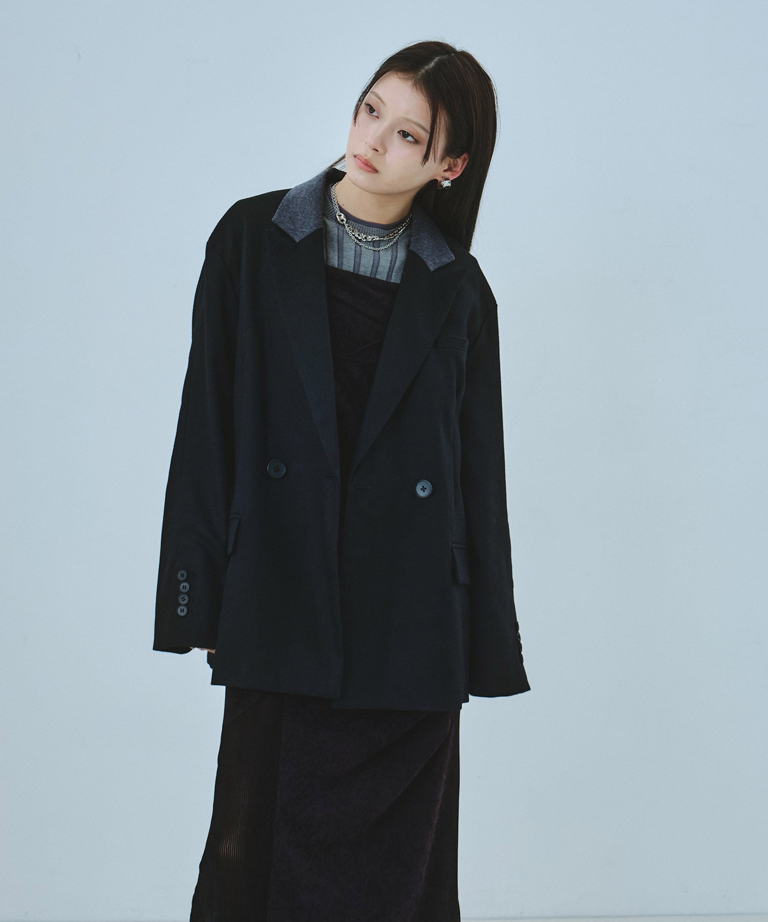 ラペルポイントテーラードジャケット