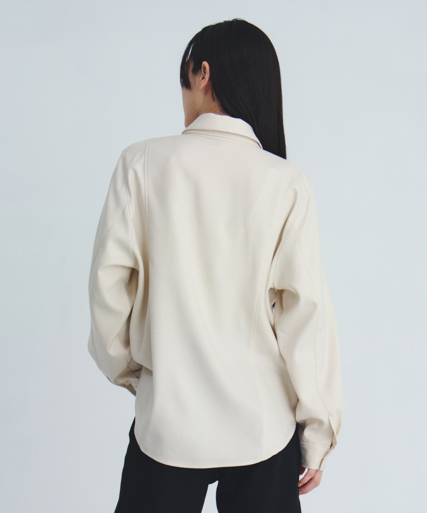 〈残りわずか〉【再入荷】コーナーチップボウタイシャツ