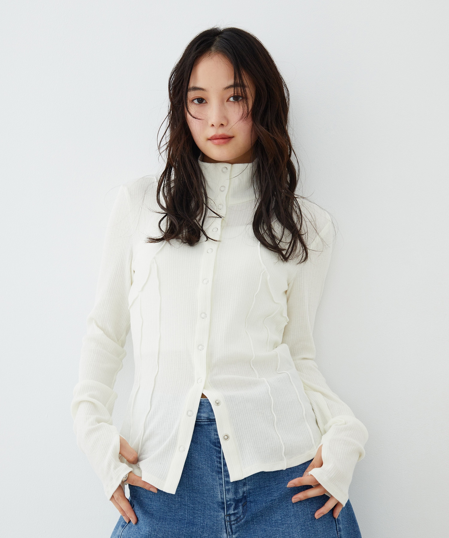 3WAYシルクベアテレコプルオーバー