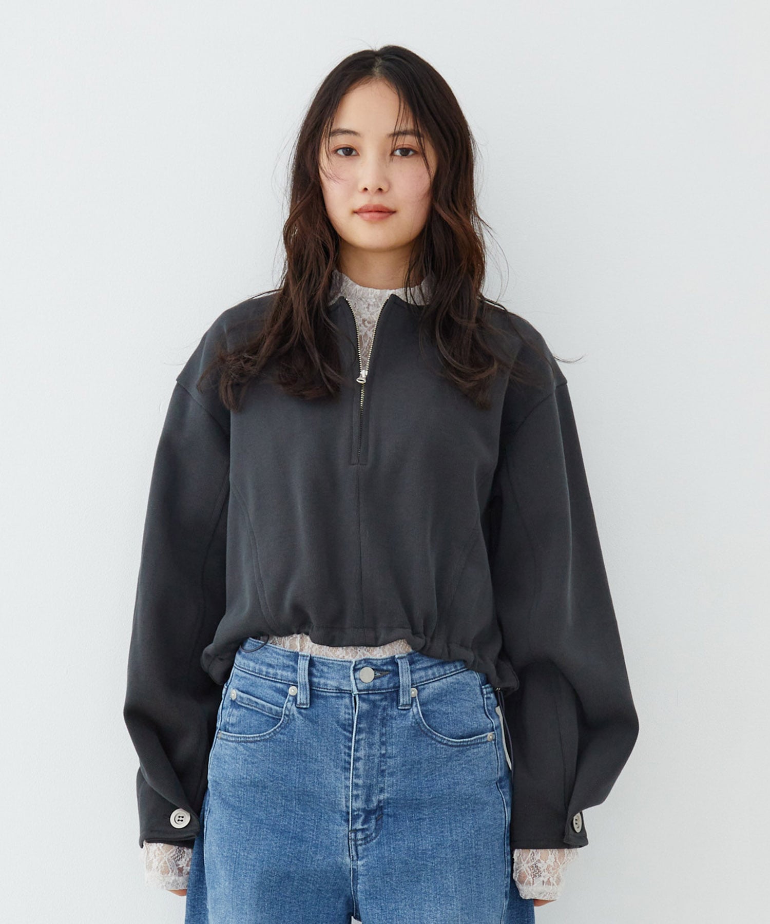 タックフォルムスリーブカットプルオーバー