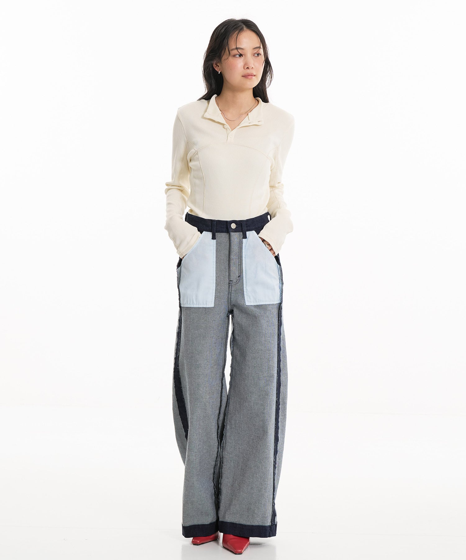 2WAYスビンプラチナムテレコプルオーバー