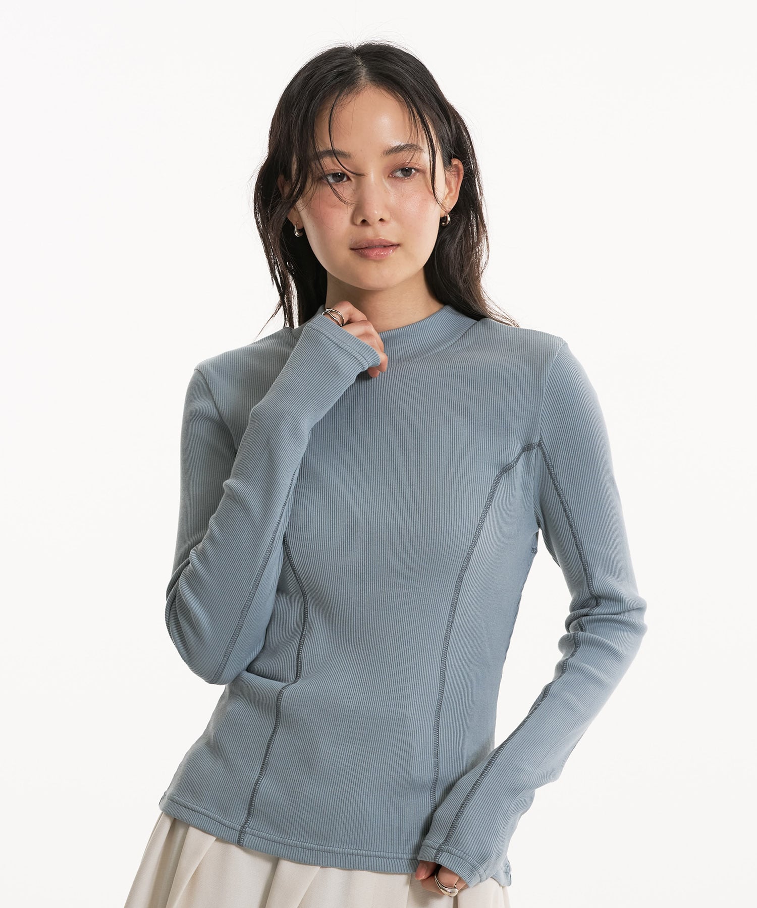 2WAYスビンプラチナムテレコプルオーバー