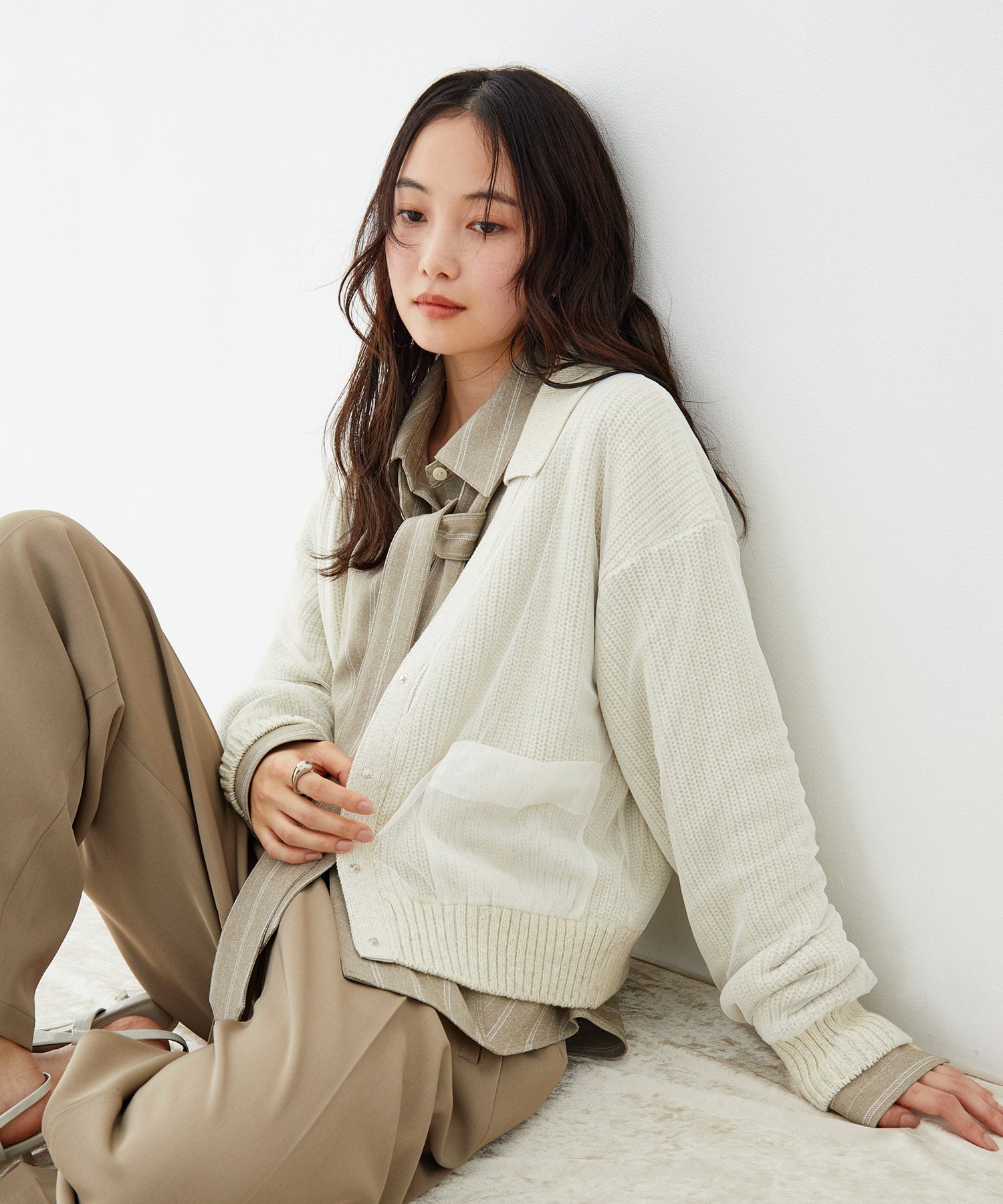 カバーチュールカーディガン