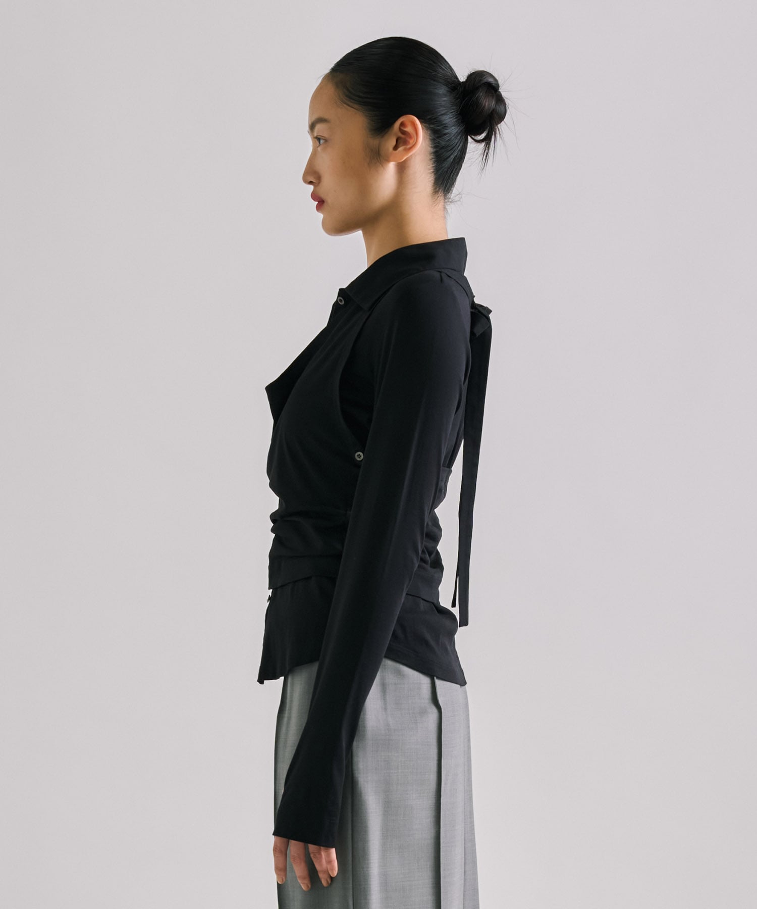 Halterneck Layered Polo
