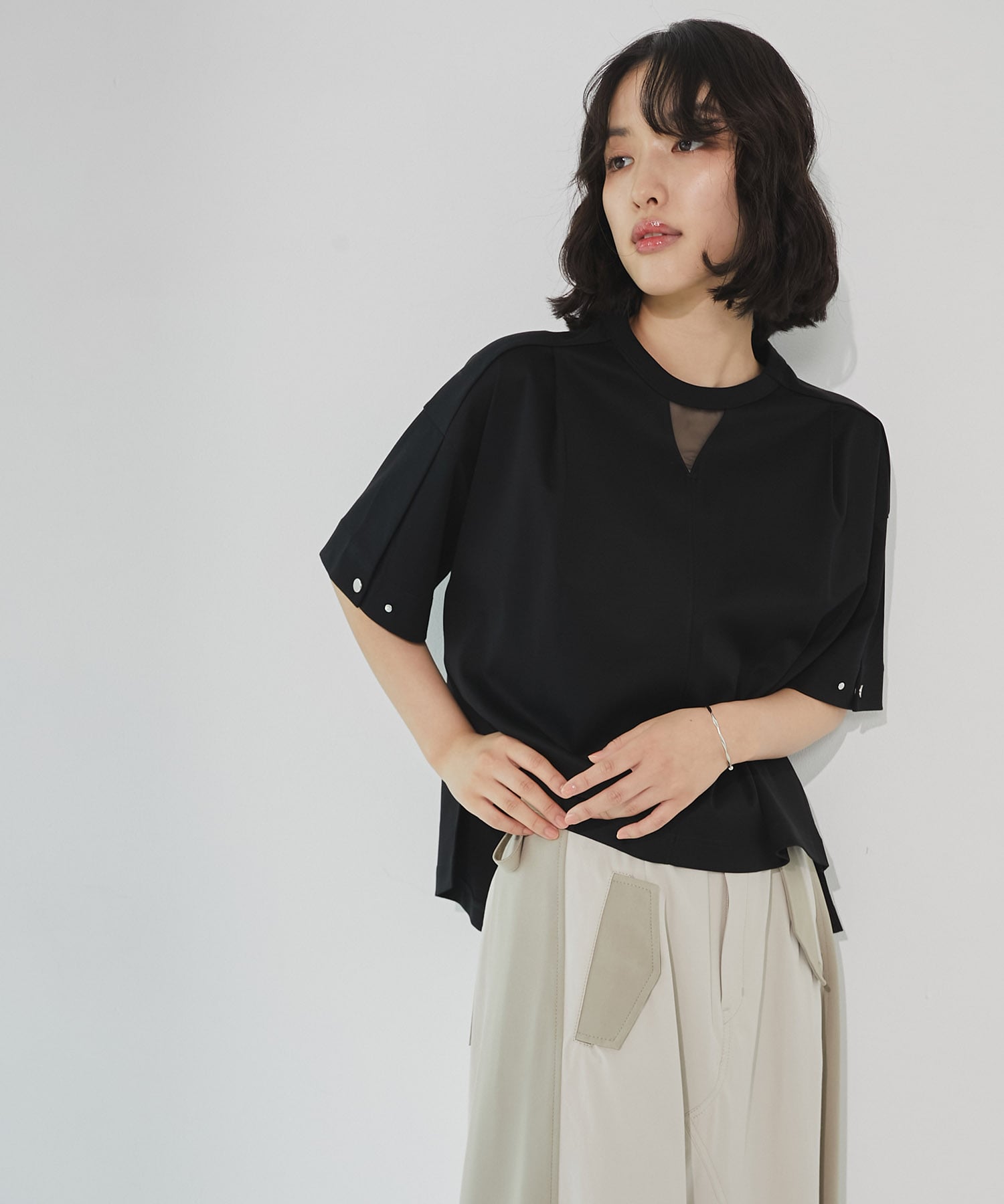 シルケットオーバーサイズTシャツ