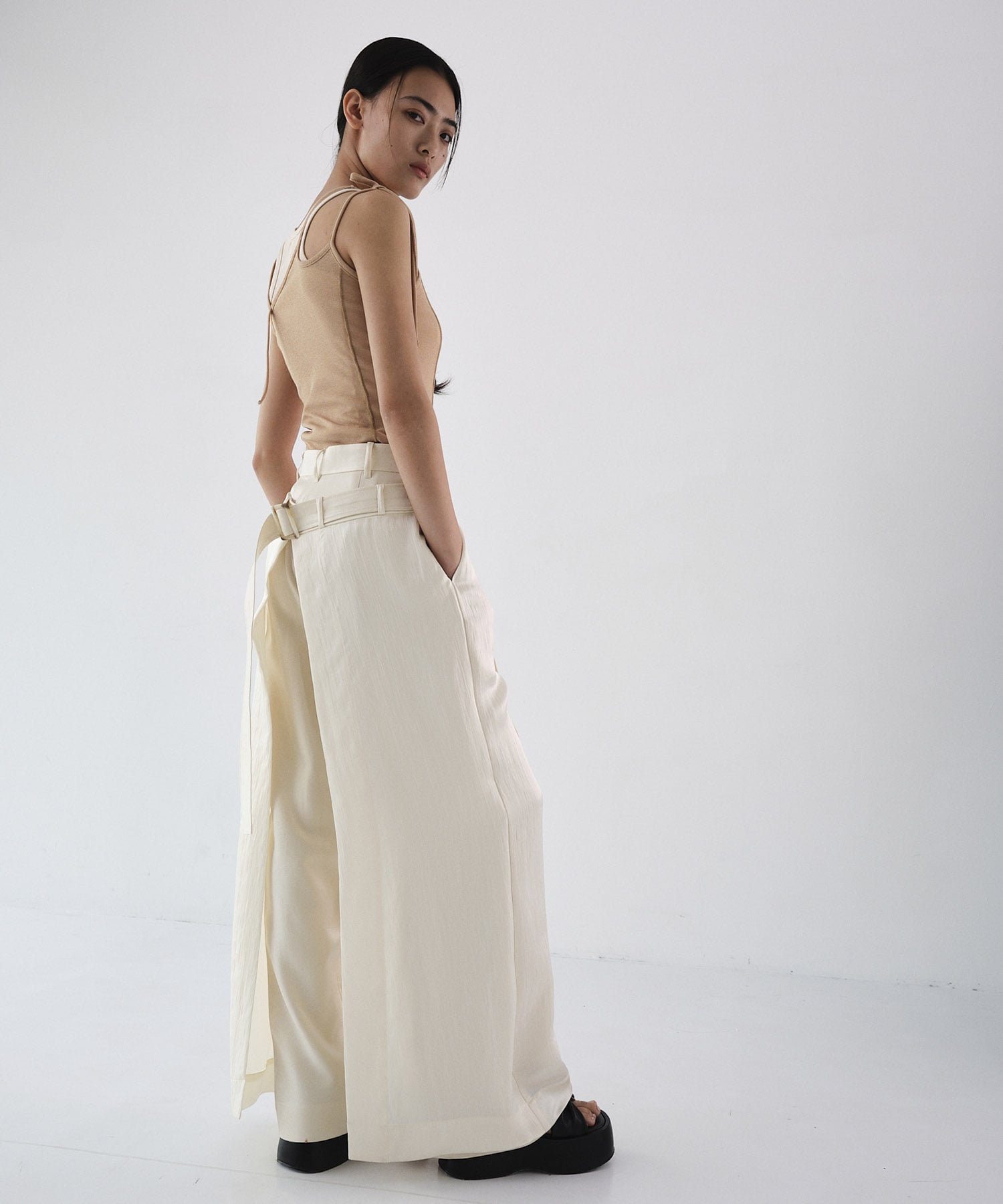 Wrap Back Trousers