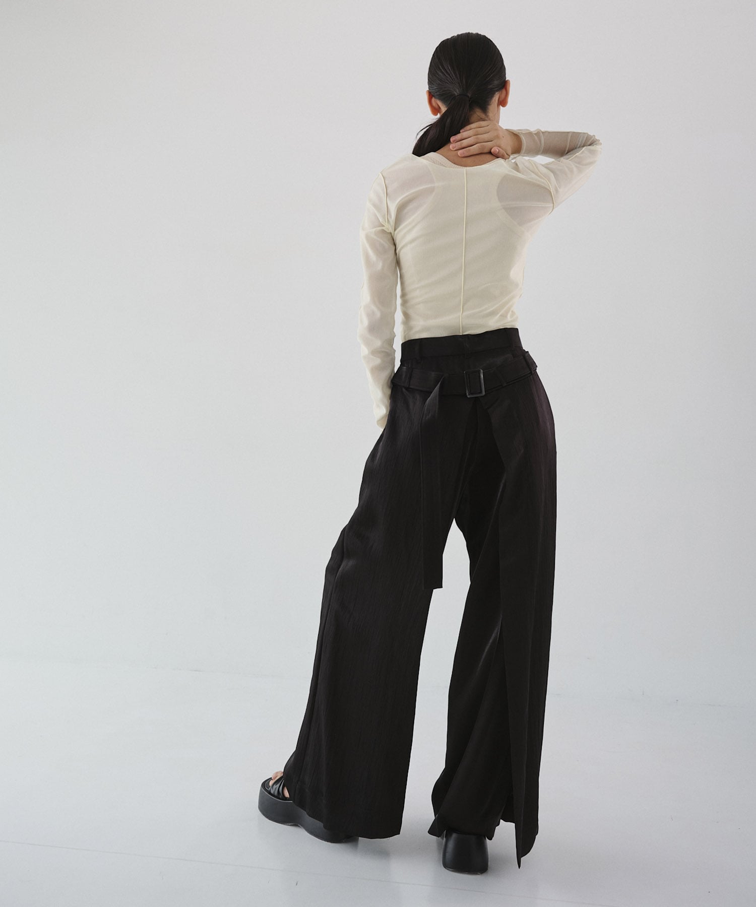 Wrap Back Trousers