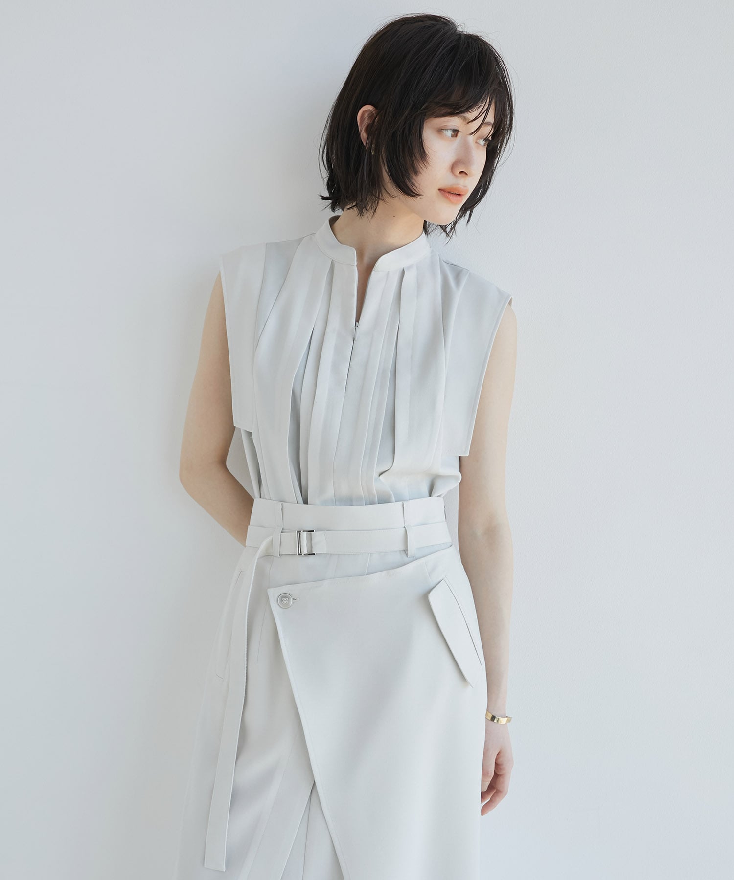 ACETATEラップスカート