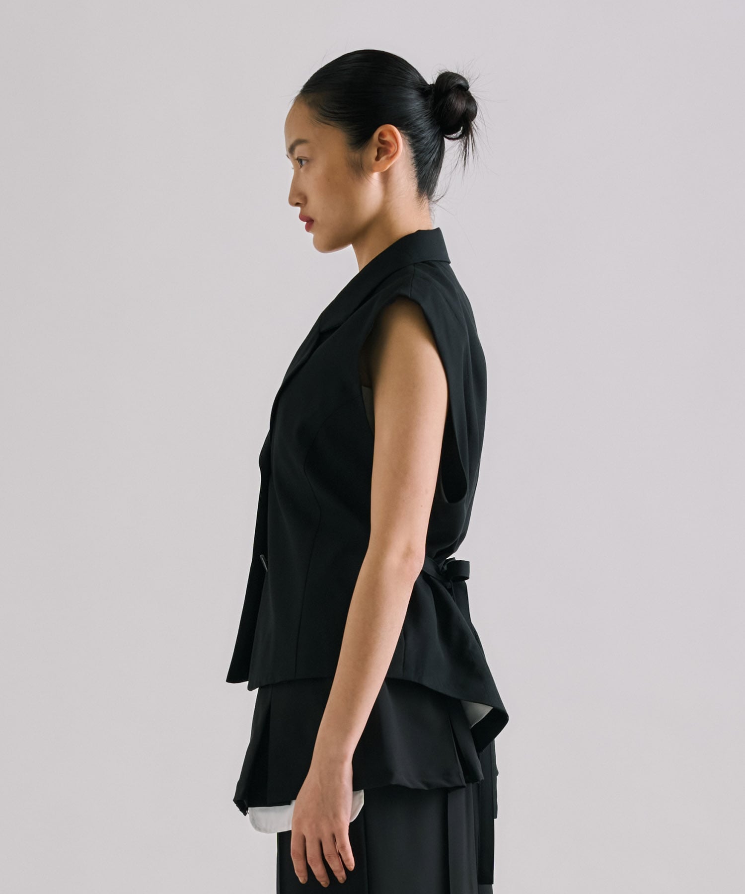 French Sleeve Tailored Gilet