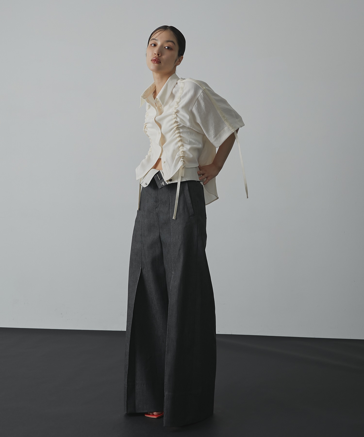 Adjustable Length Mesh Shirt