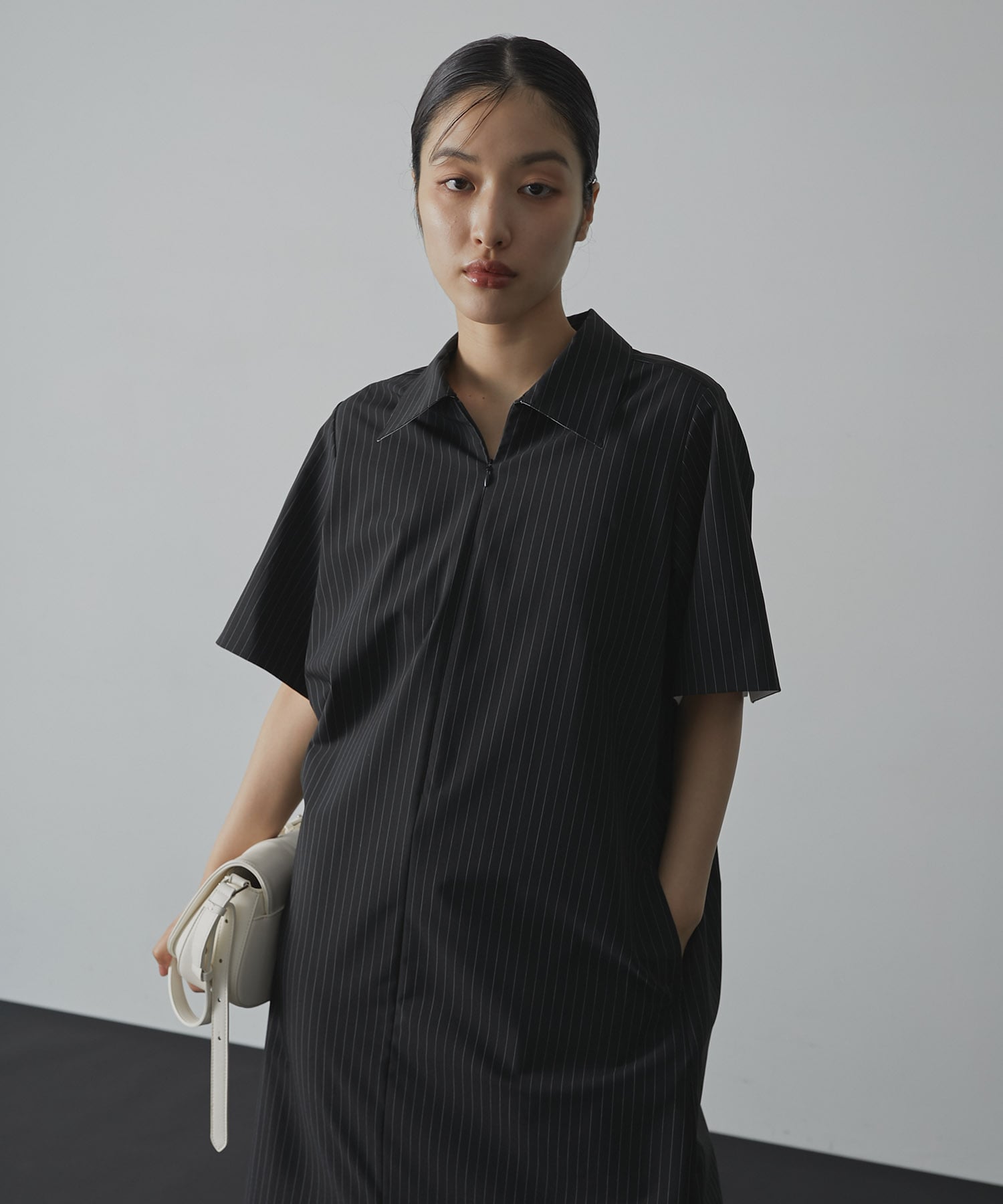 Cargo Belted Shirt Dress