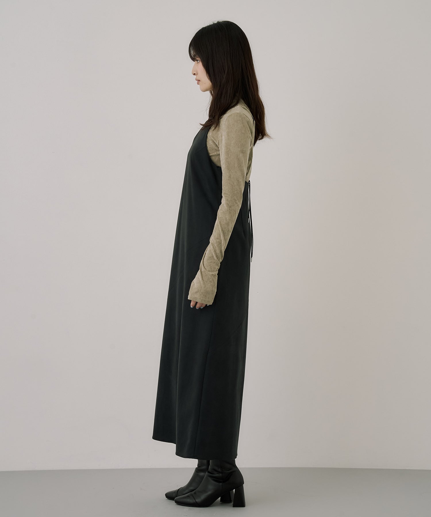 【セットアップ】フィブリルアシメキャミワンピース