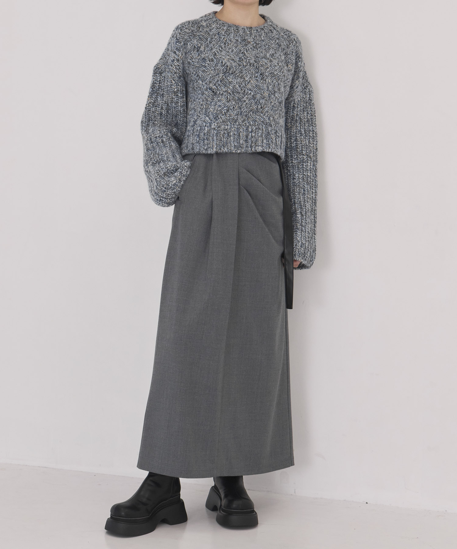 【WEB先行発売】バスケットショートニット