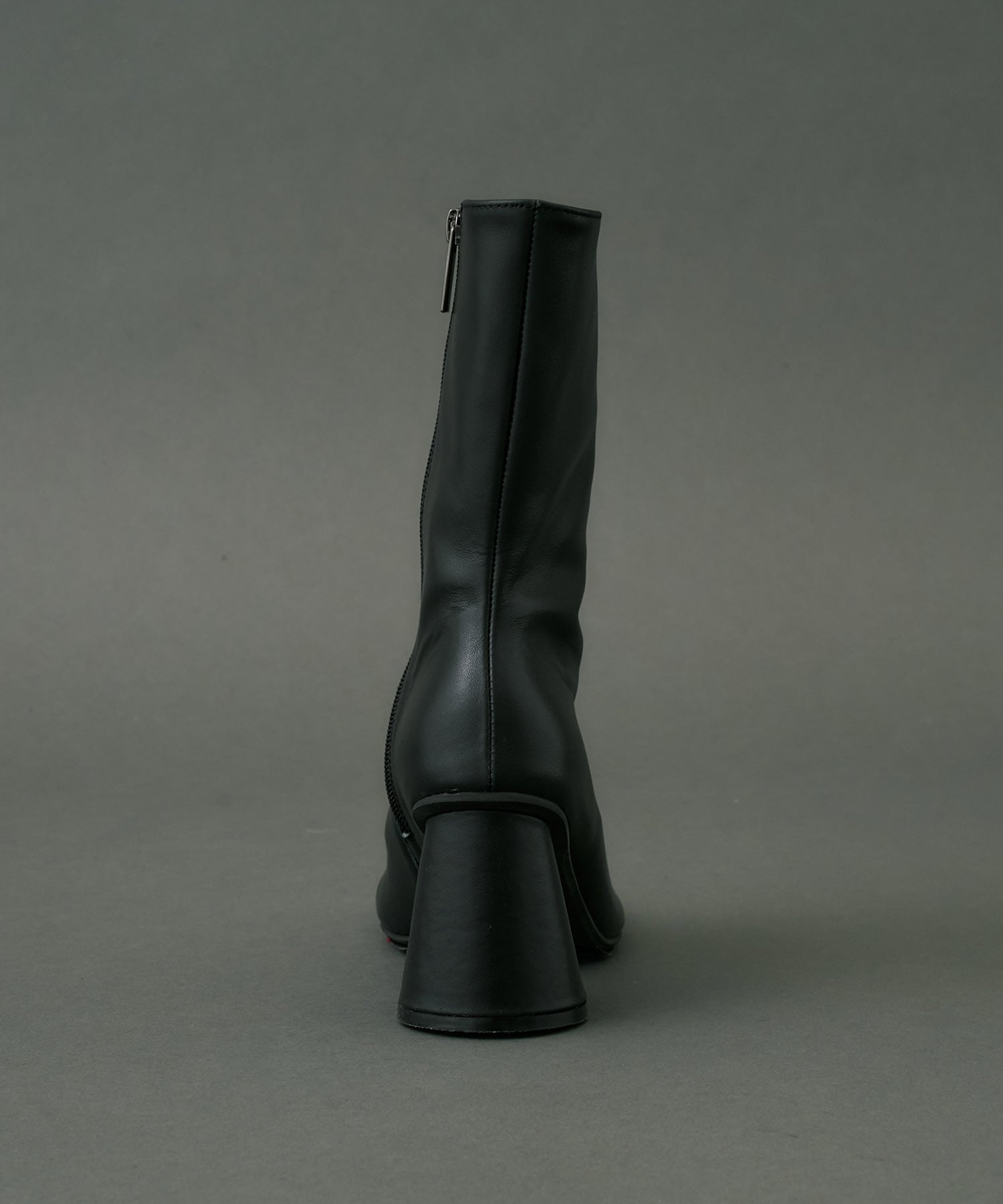 Cone Heel Round Boots