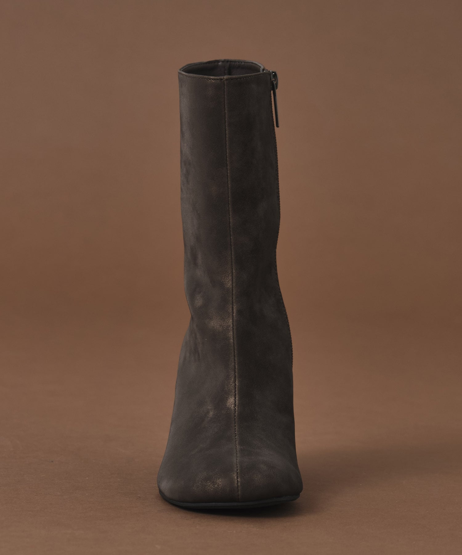 Cone Heel Round Boots
