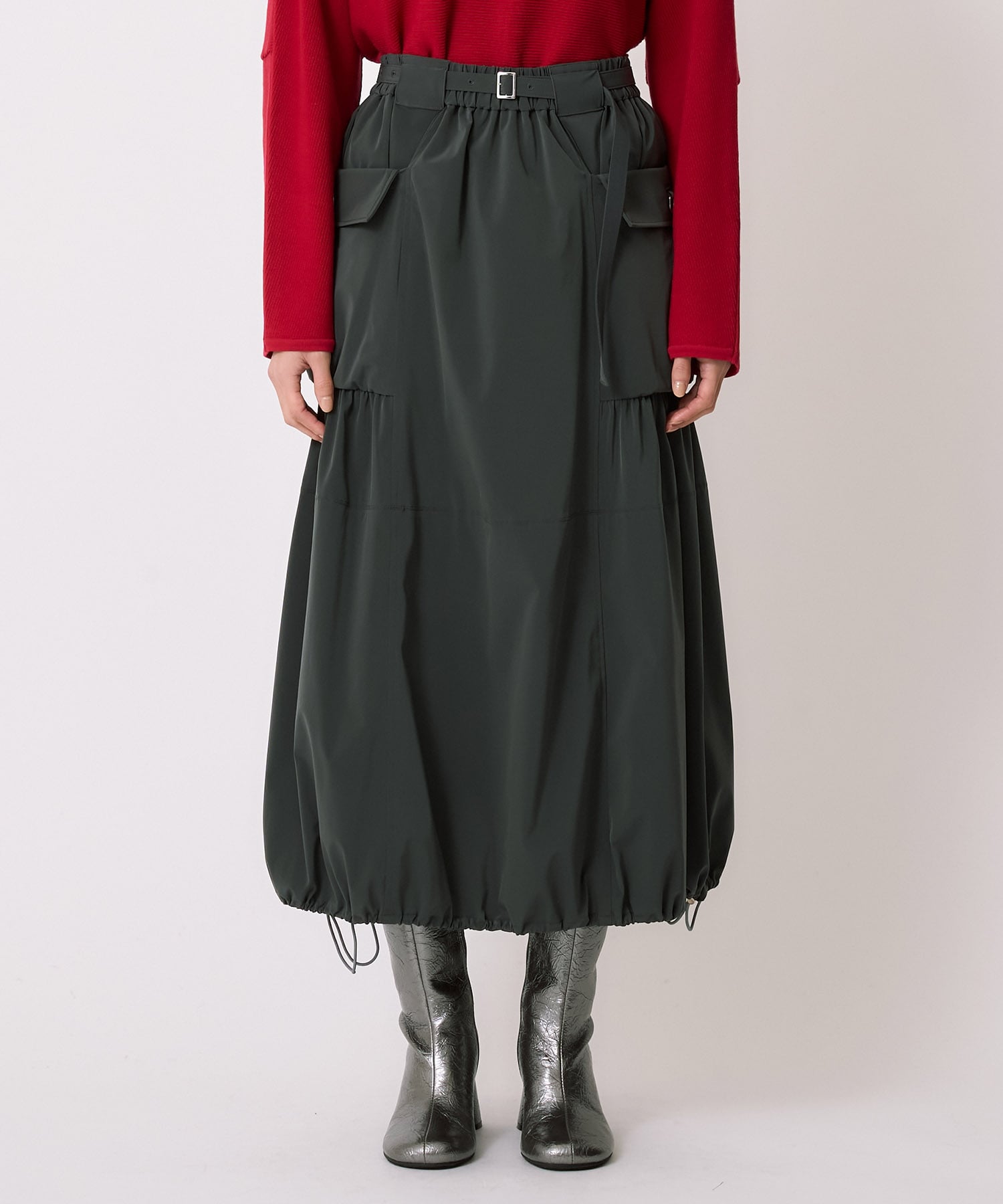 ドロストバルーンスカート