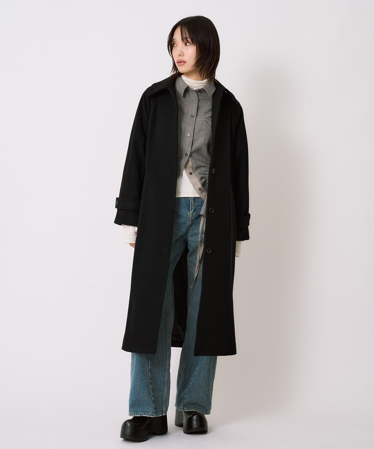 【WEB限定】2wayウールロングコート