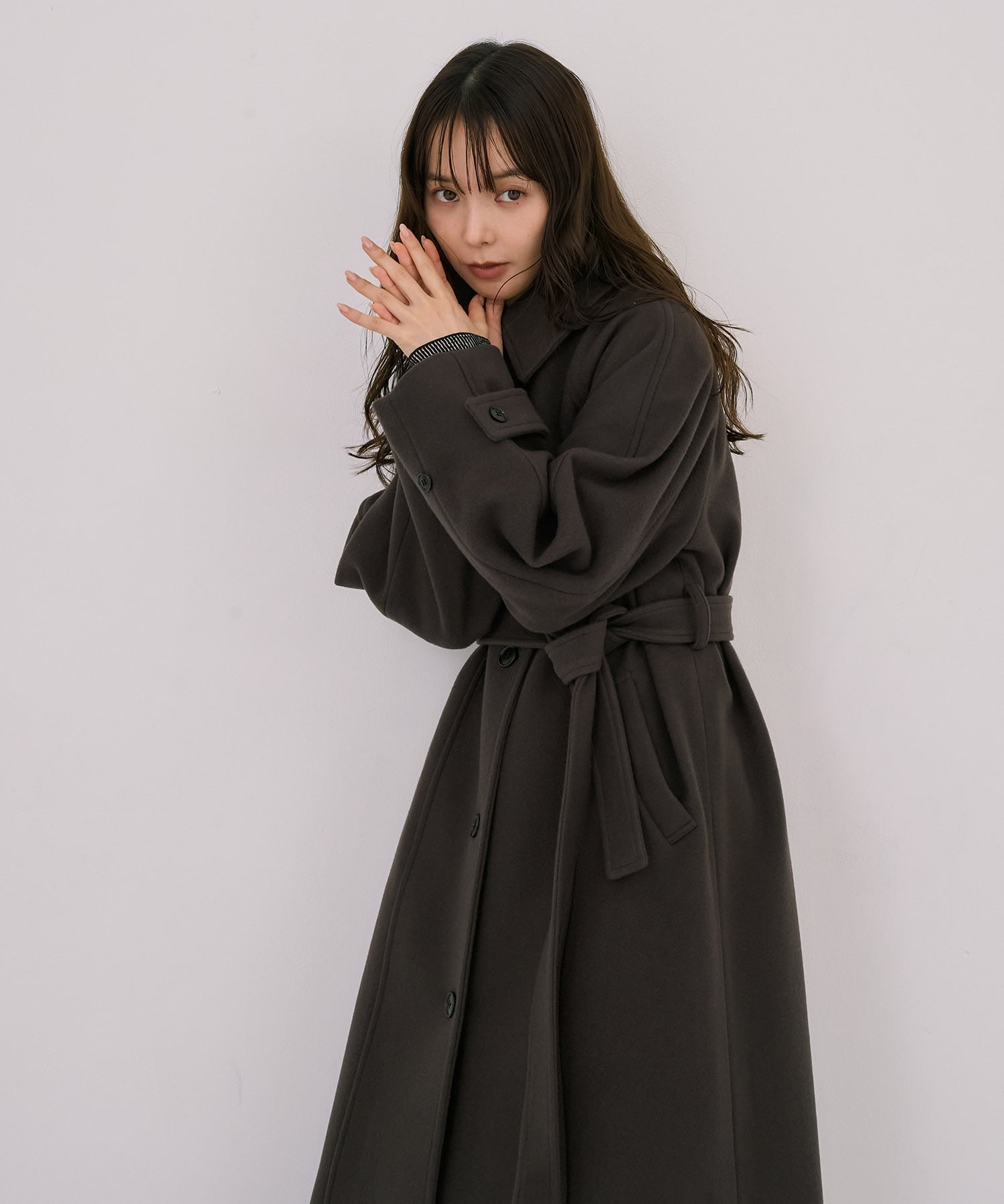 【WEB限定】2wayウールロングコート