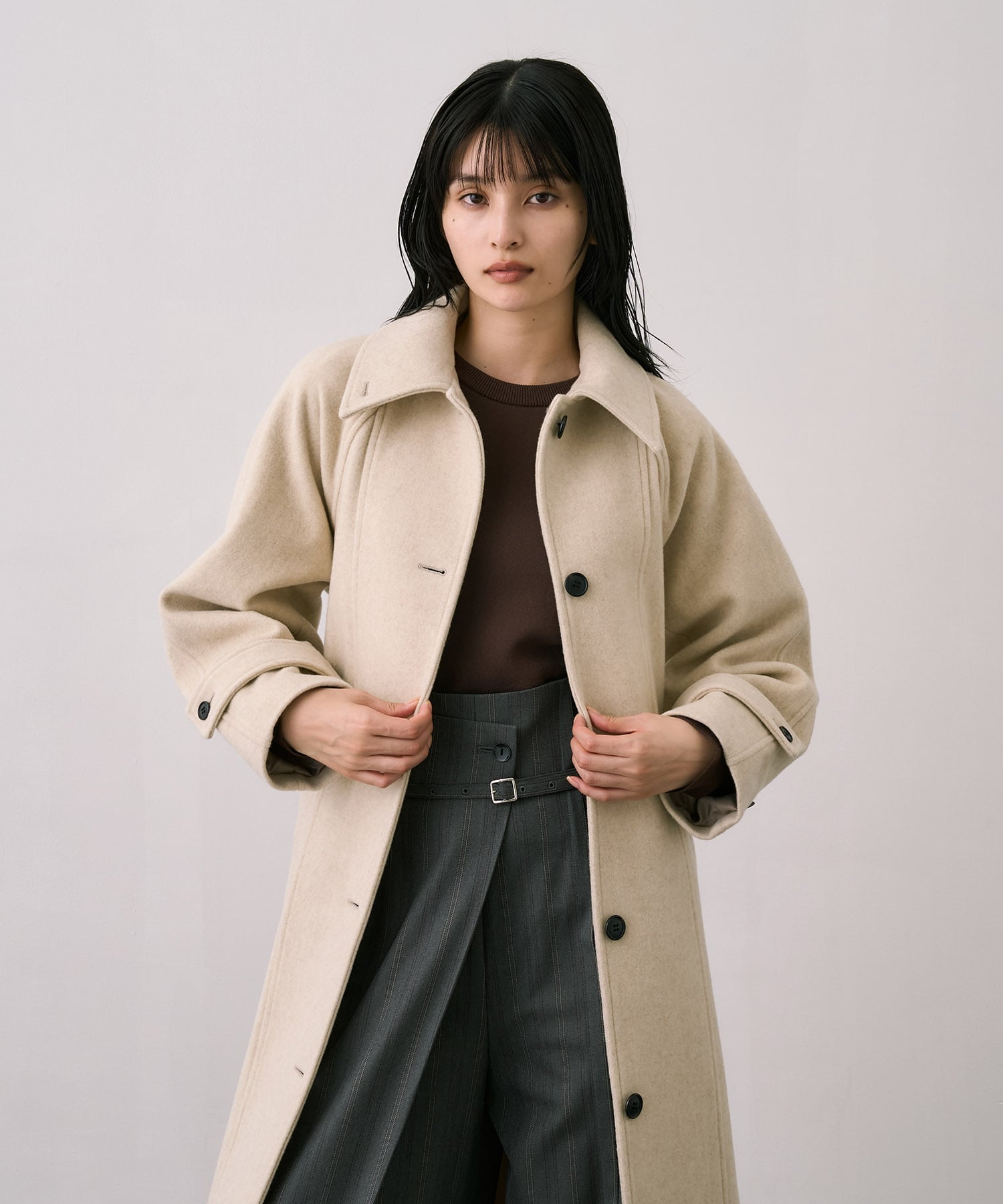 【WEB限定】2wayウールロングコート